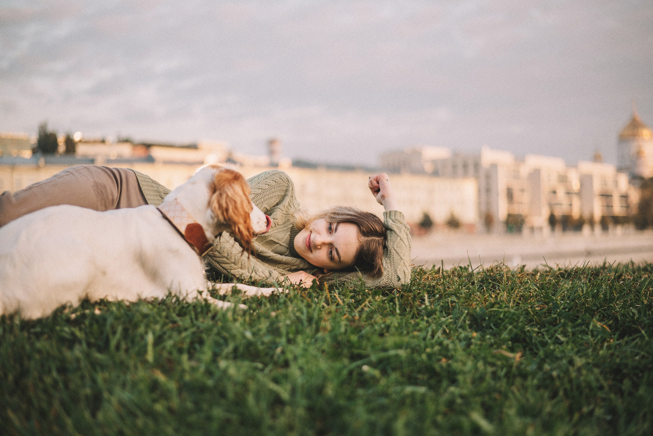 Маша и Вега. Фотограф-анималист Богданова Полина