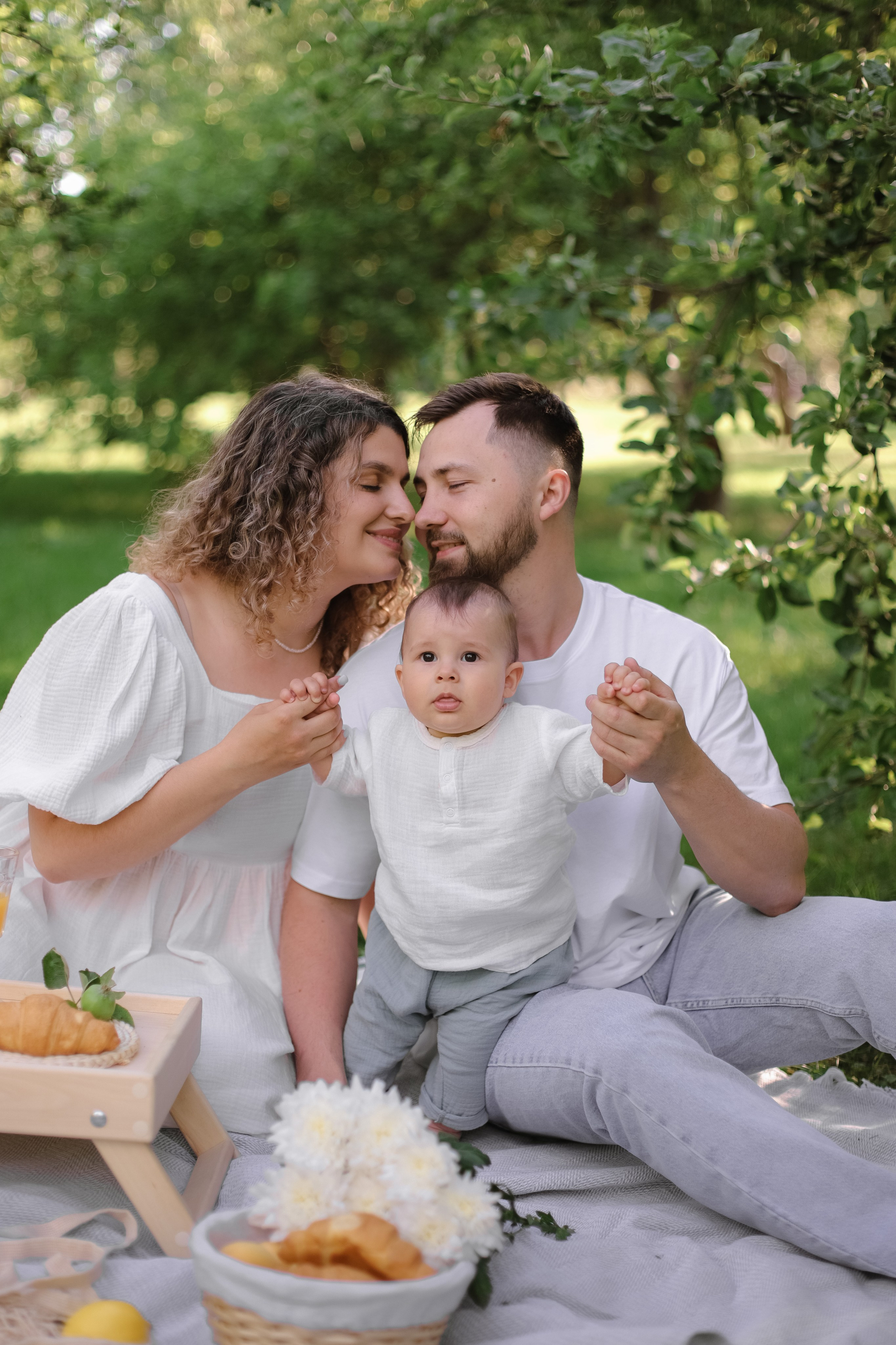 Пикник: Саша, Алёна, Прохор и Миша. Свадебный, семейный и детский фотограф в Люберцах Зайцева Анастасия