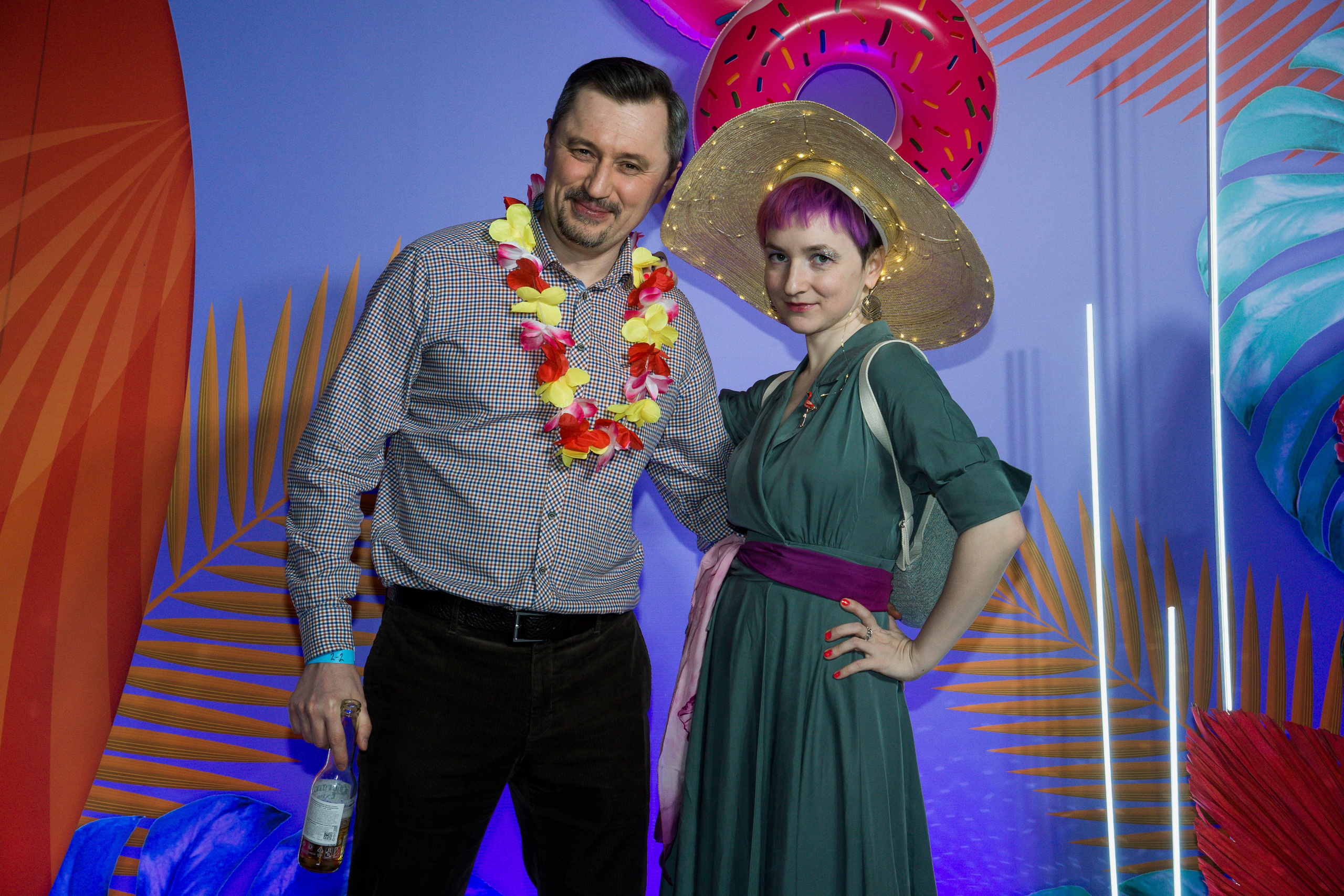 МТС корпоратив Гавайская вечеринка. Фотограф