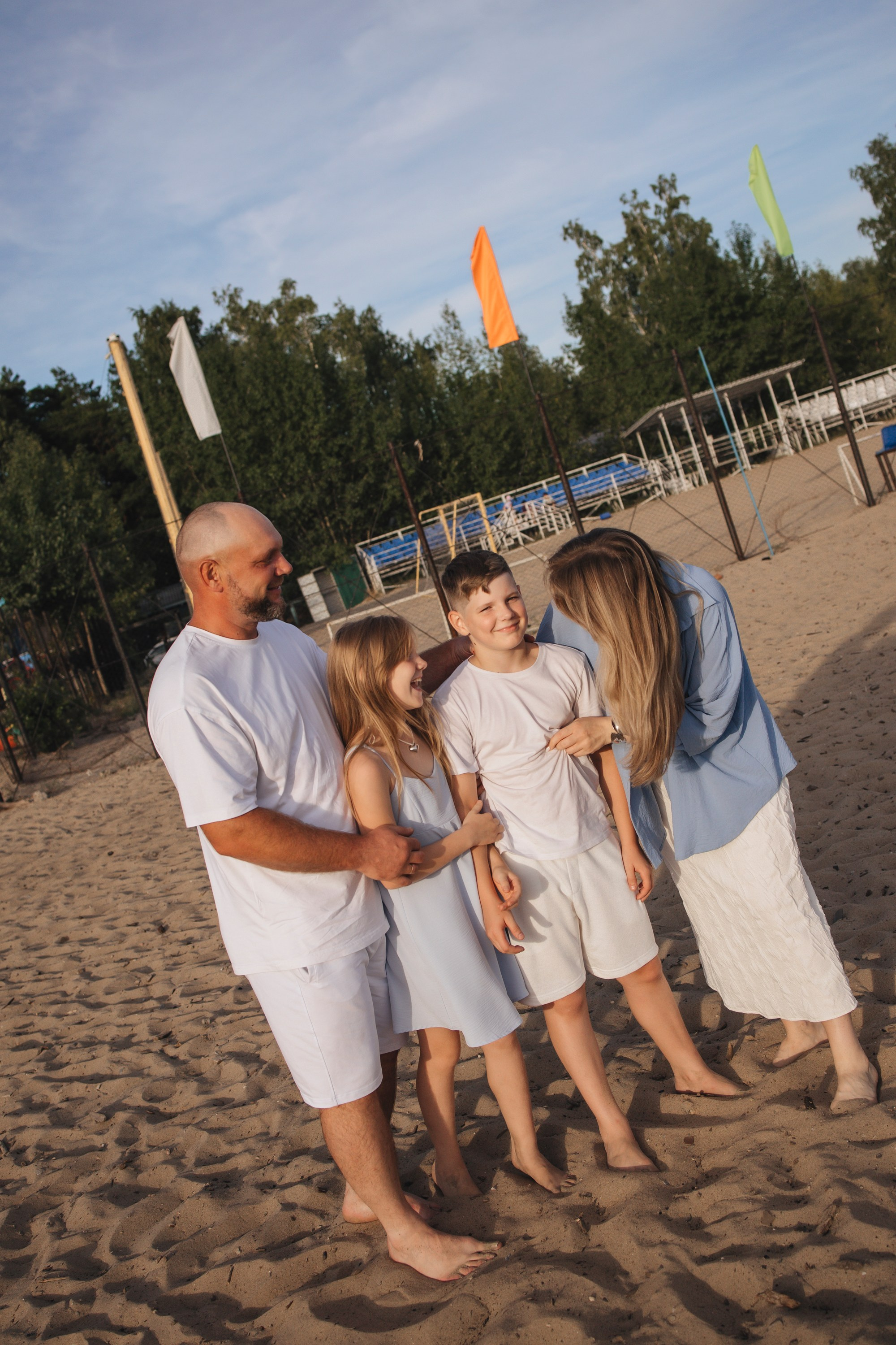 Прогулка на закате. Фотограф Новосибирск