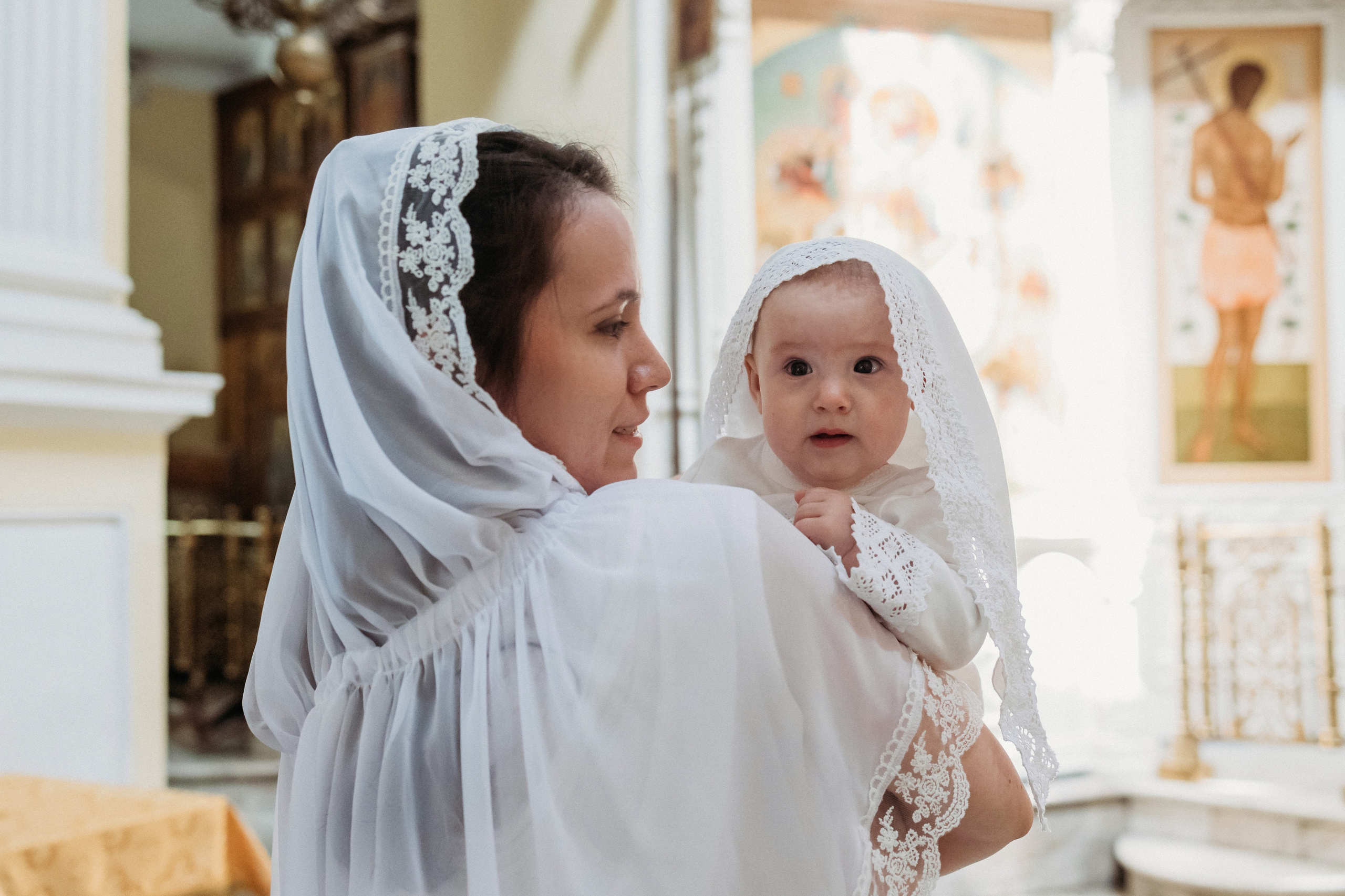 Таинство Крещения Елизаветы. Семейный фотограф и видеограф Попова Юлия