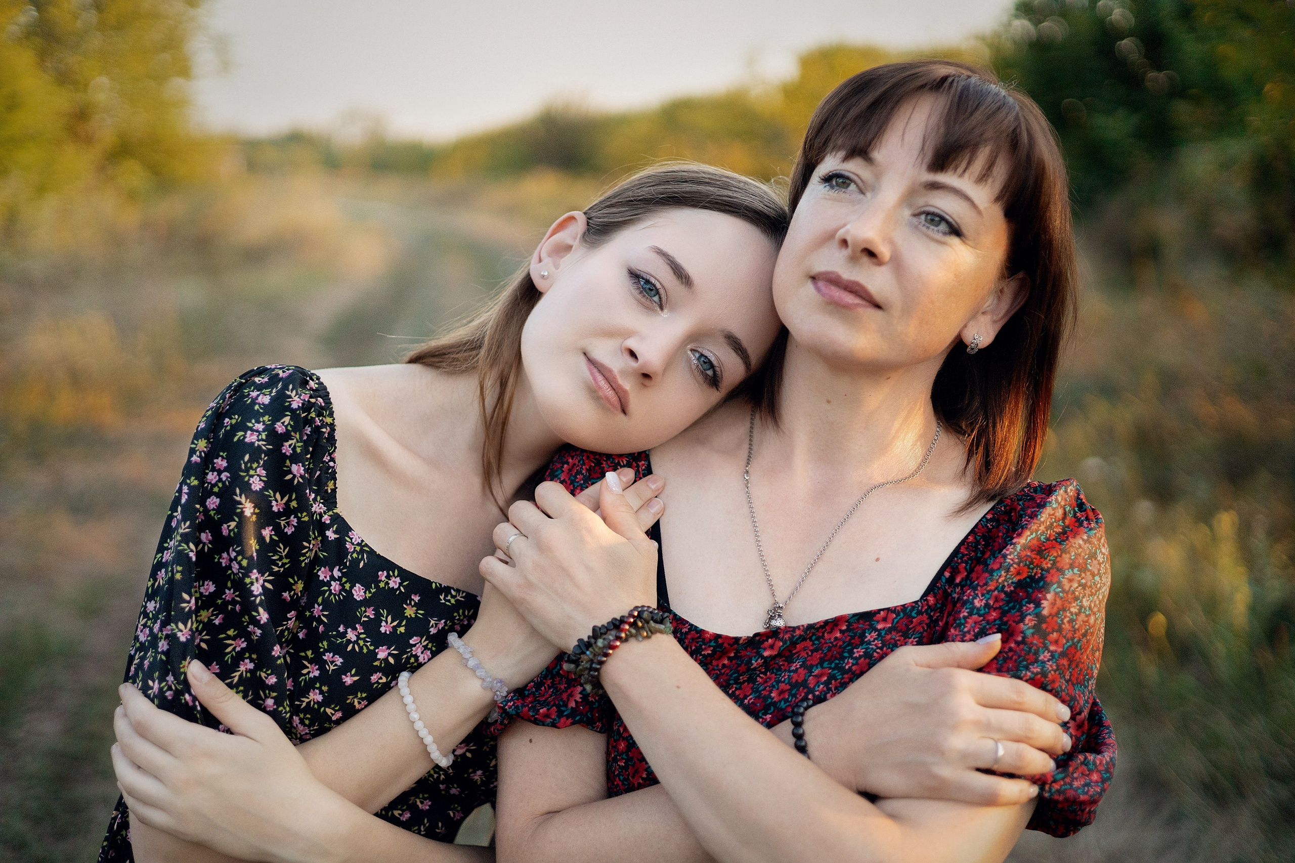 Виктория и Алина. Мама и дочка
