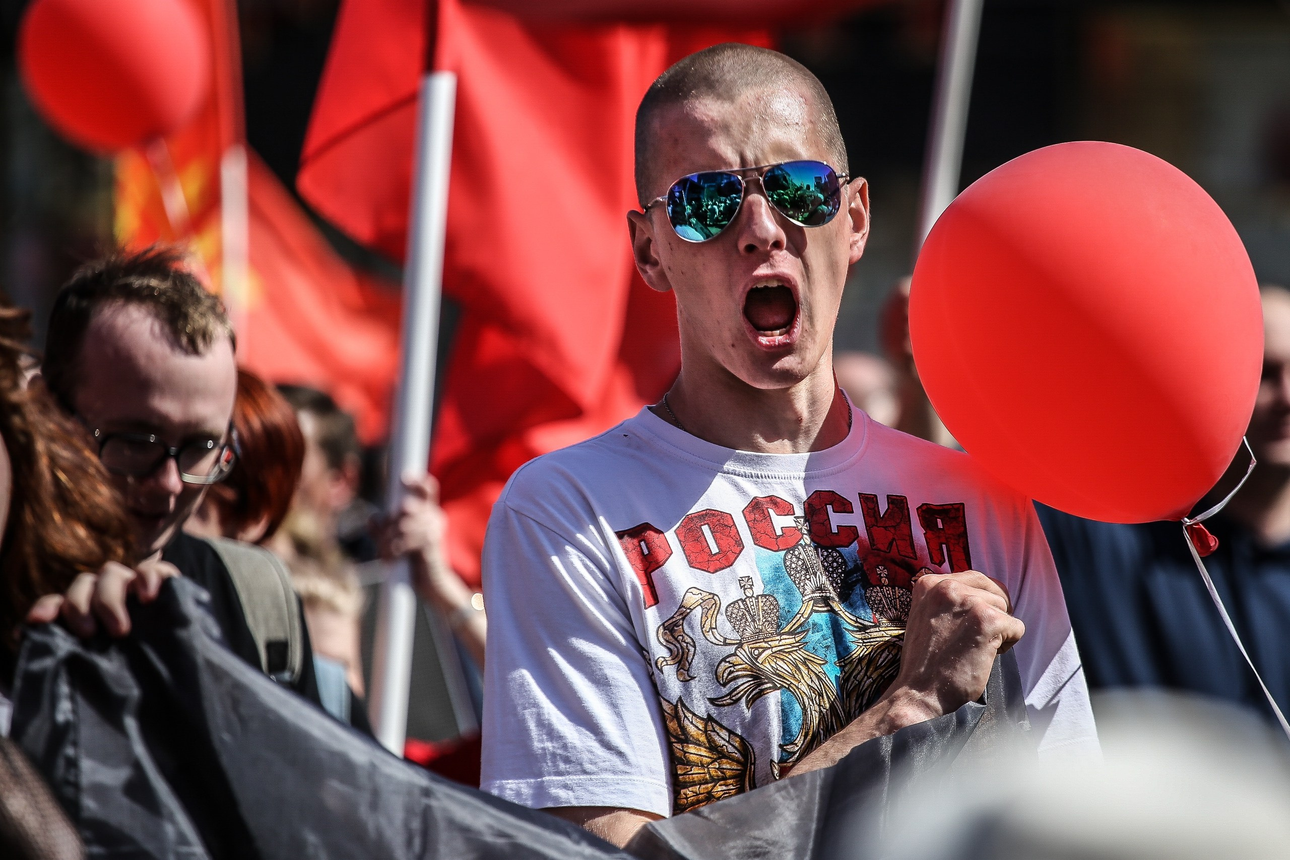 Первомайская демонстрация, Воронеж.