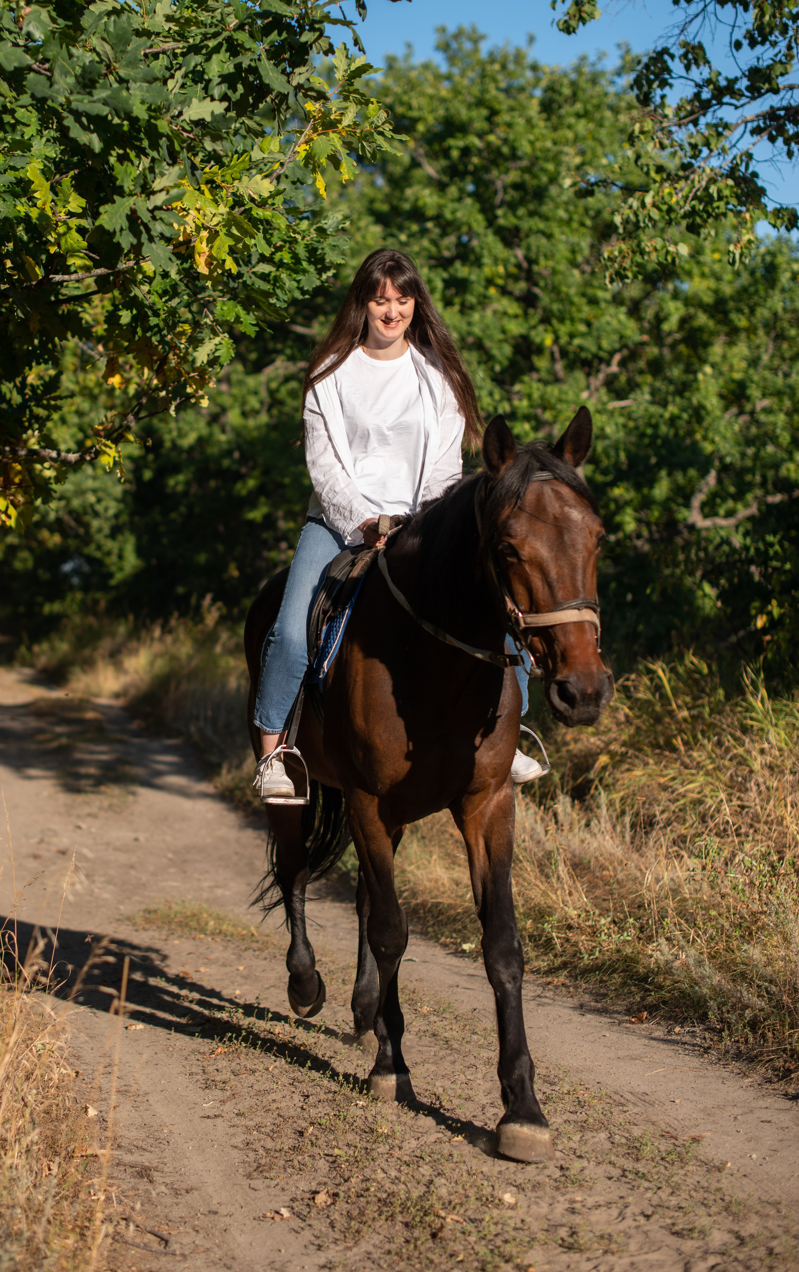Прогулка Василия и Наташи. Конный фотограф в Саратове Юлия Иванова