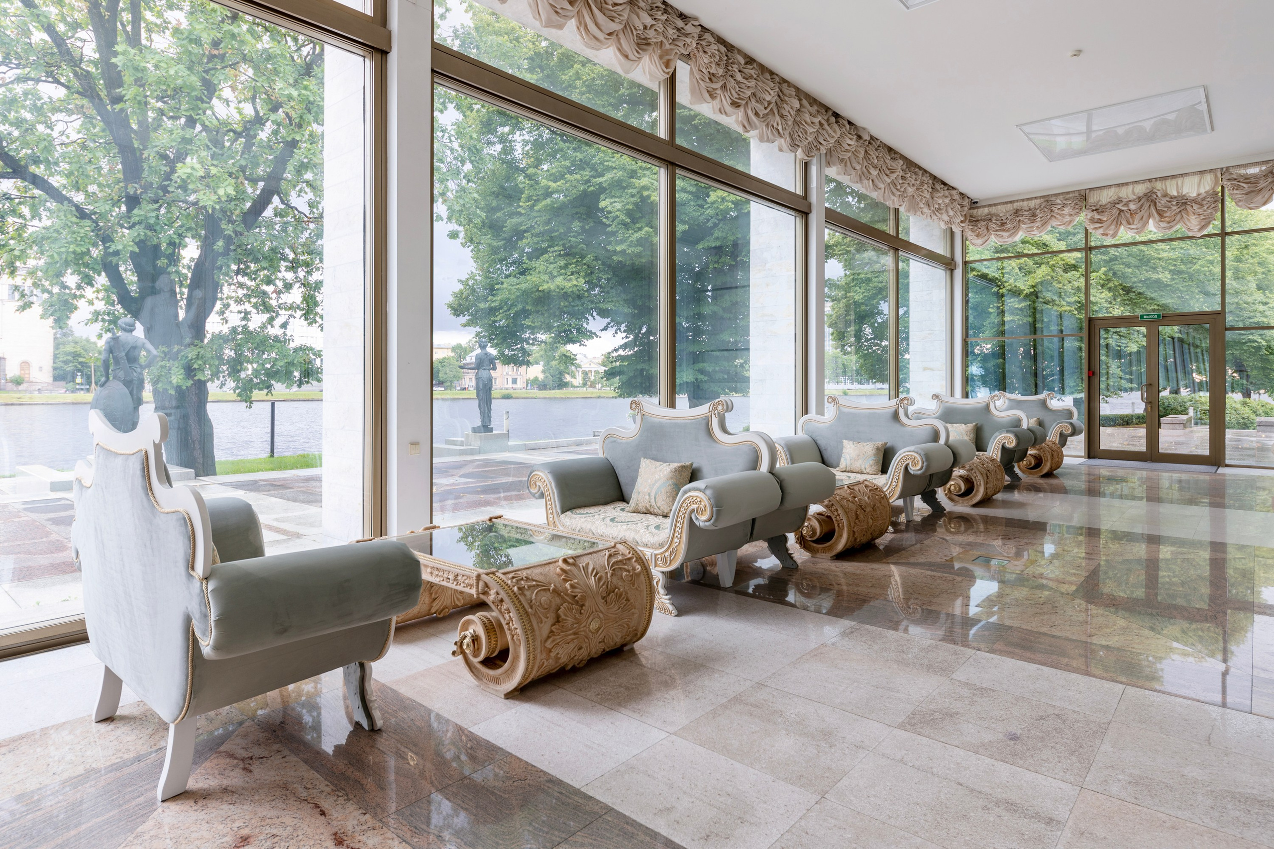 Государственная резиденция К-2 на набережной р. Малой Невки. Интерьерный фотограф в Санкт-Петербурге Екатерина Цыбулько