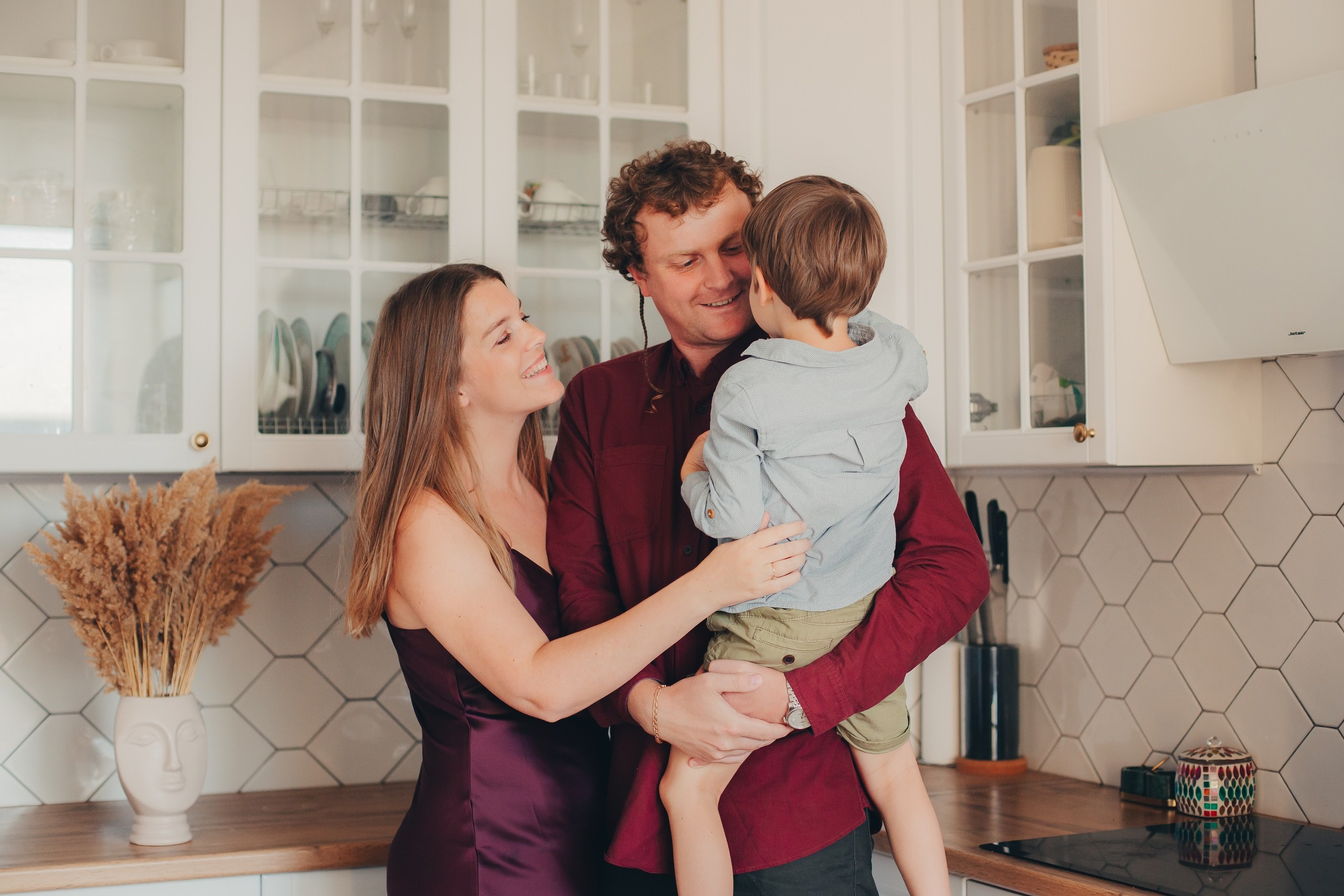 Семейная фотосессия на закате. Фотограф Евгения Мальцева, Архангельск