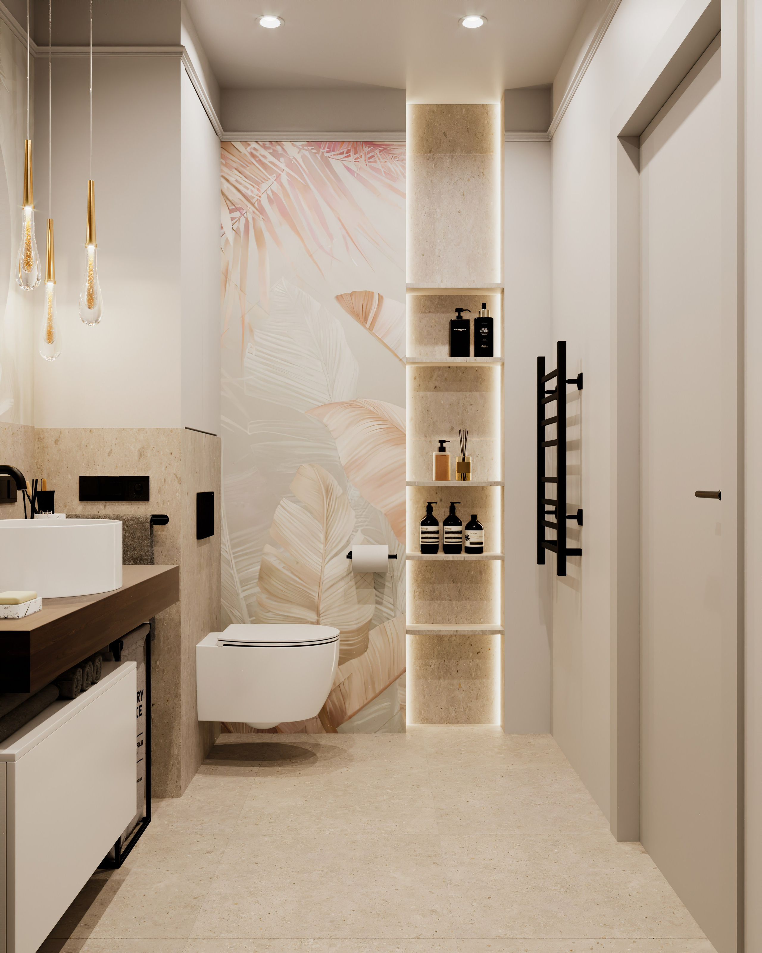 Санузел по проекту Мартыновой Н. и Бородиной Е. Визуализатор Векшина Елена