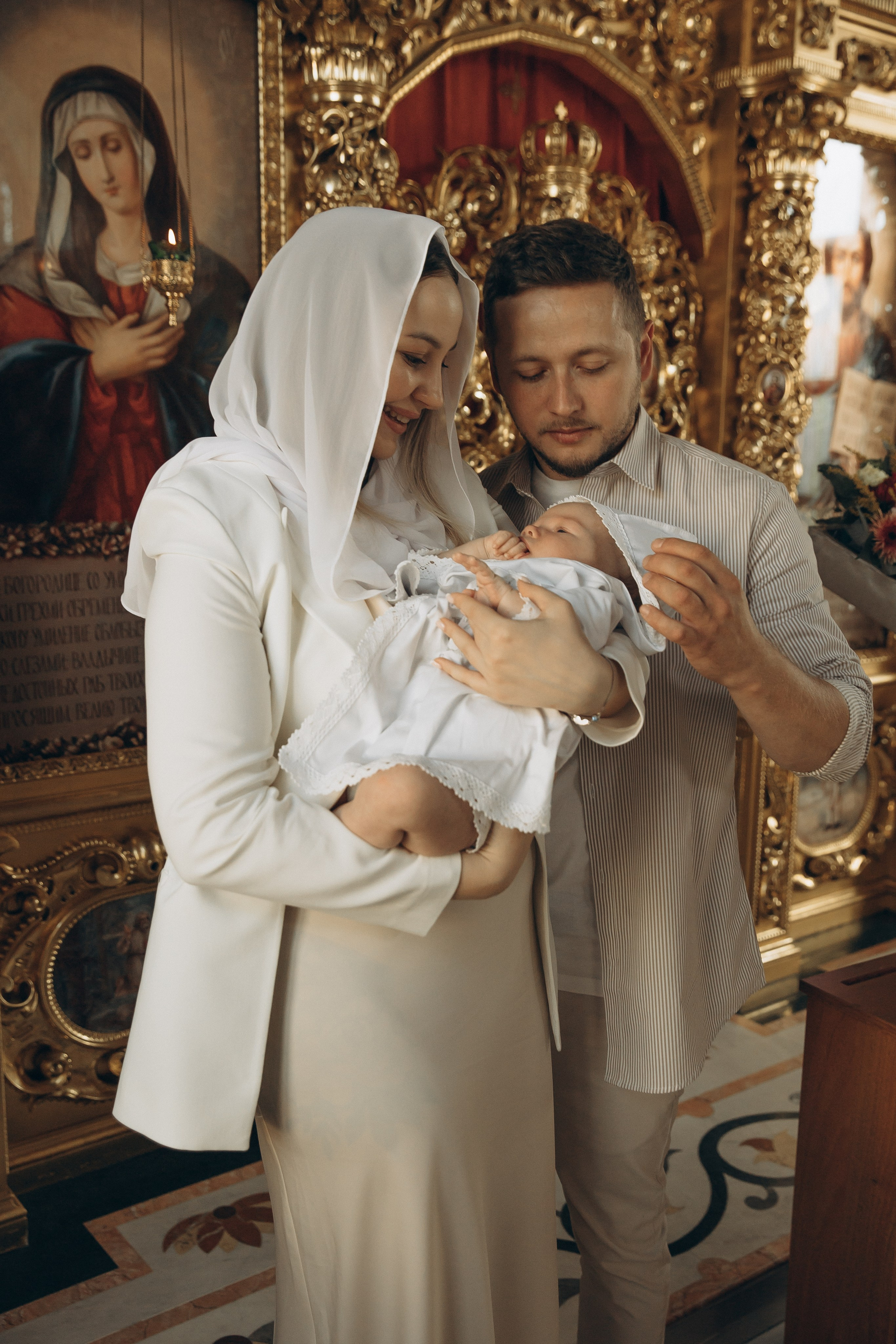 Крещение. Семейный фотограф в Москве и Королеве Евгения Баукова