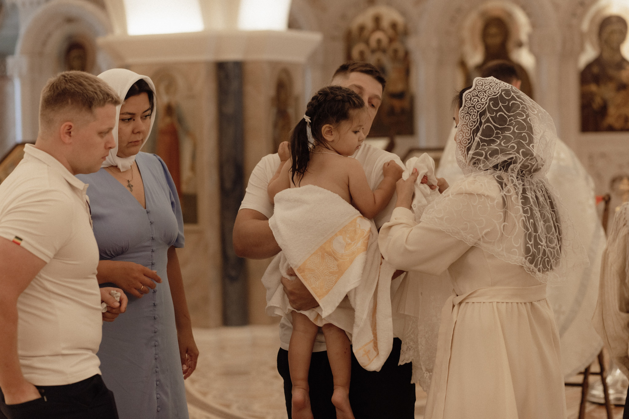 Крещение Киры. Семейный и свадебный фотограф в Челябинске Мария Леонтьева