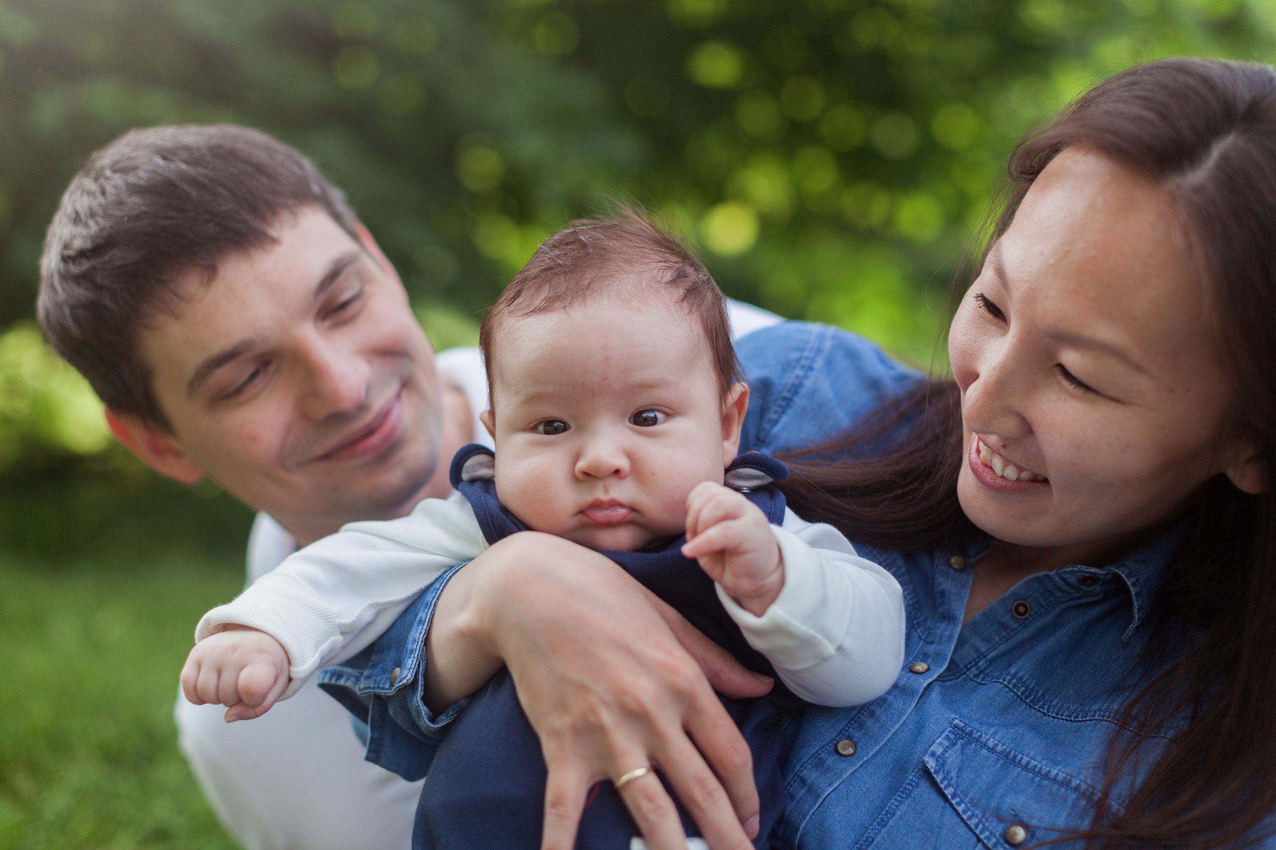 Элина, Максим и Родион. Фотограф на Крещение, семейный фотограф в Москве