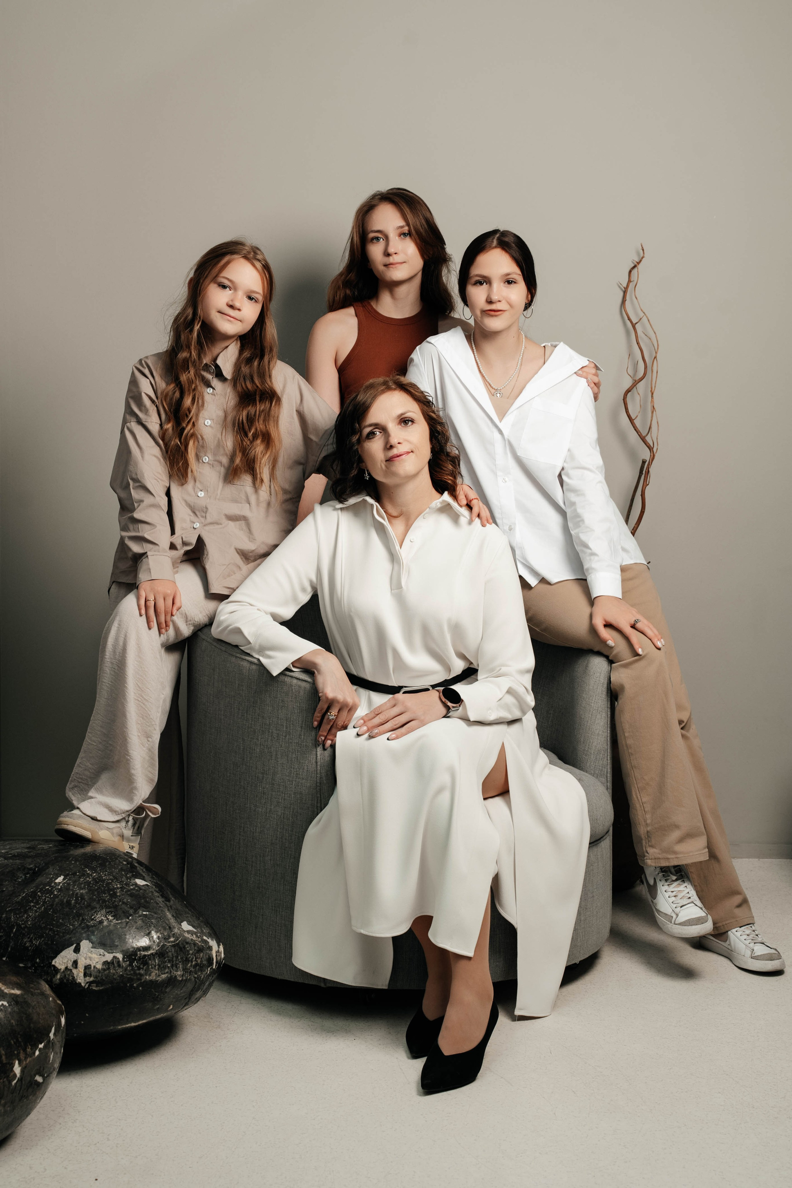 Семейная в студии. Свадебный фотограф Москва Александра Аверкова