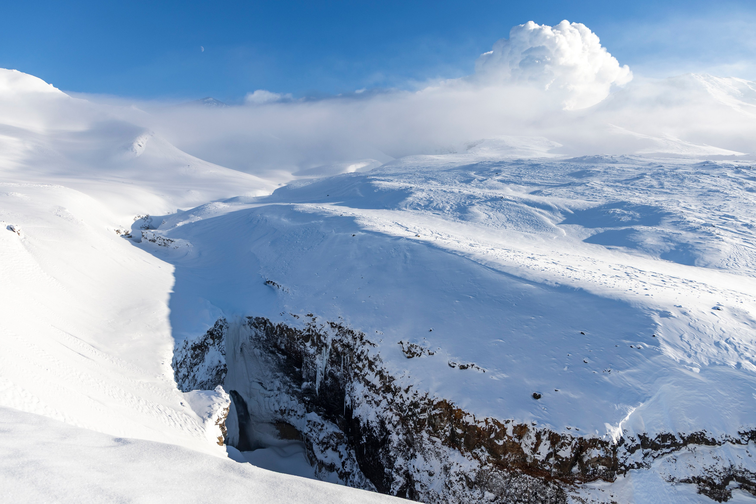 Каньон Опасный зимой — ледяная сказка Камчатки. Время Камчатки: чтобы найти свой путь, нужно скорость умножить на время