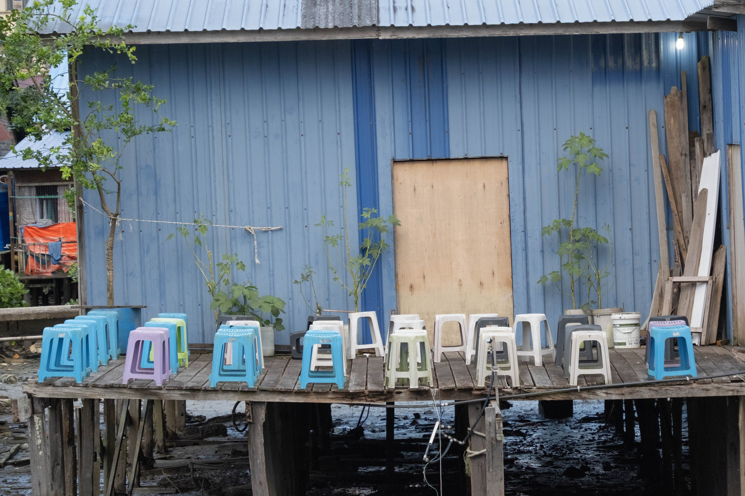 Остров Борнео, город Сандакан. Рыбацкая деревня и дорога к ней. Фотографии из путешествий