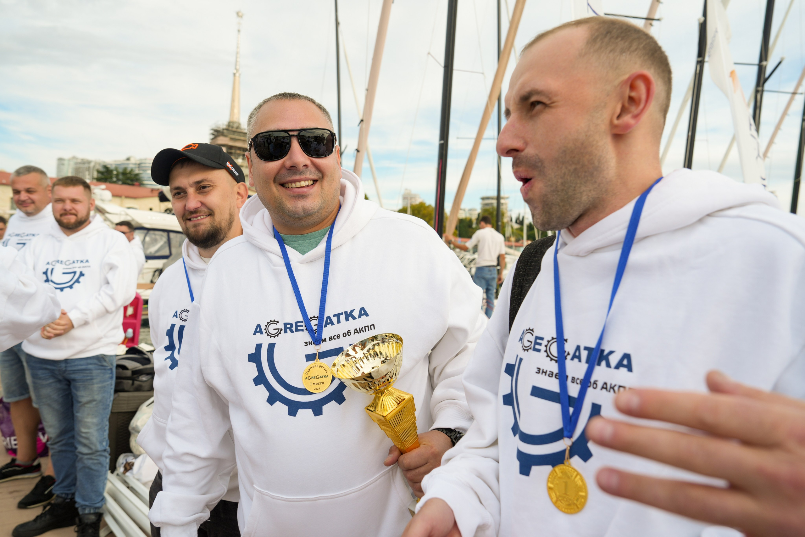 Яхтенная регата для компании Агрегатка. Репортажный фотограф в Красной Поляне и Сочи Павлюченко Екатерина
