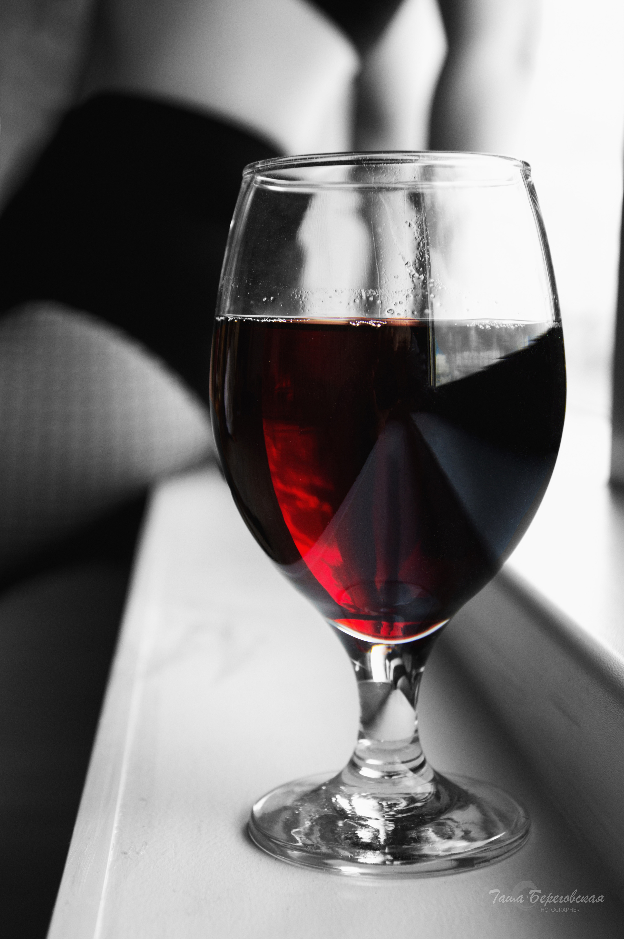 Будуарная съемка в&nbsp;Москве в чб