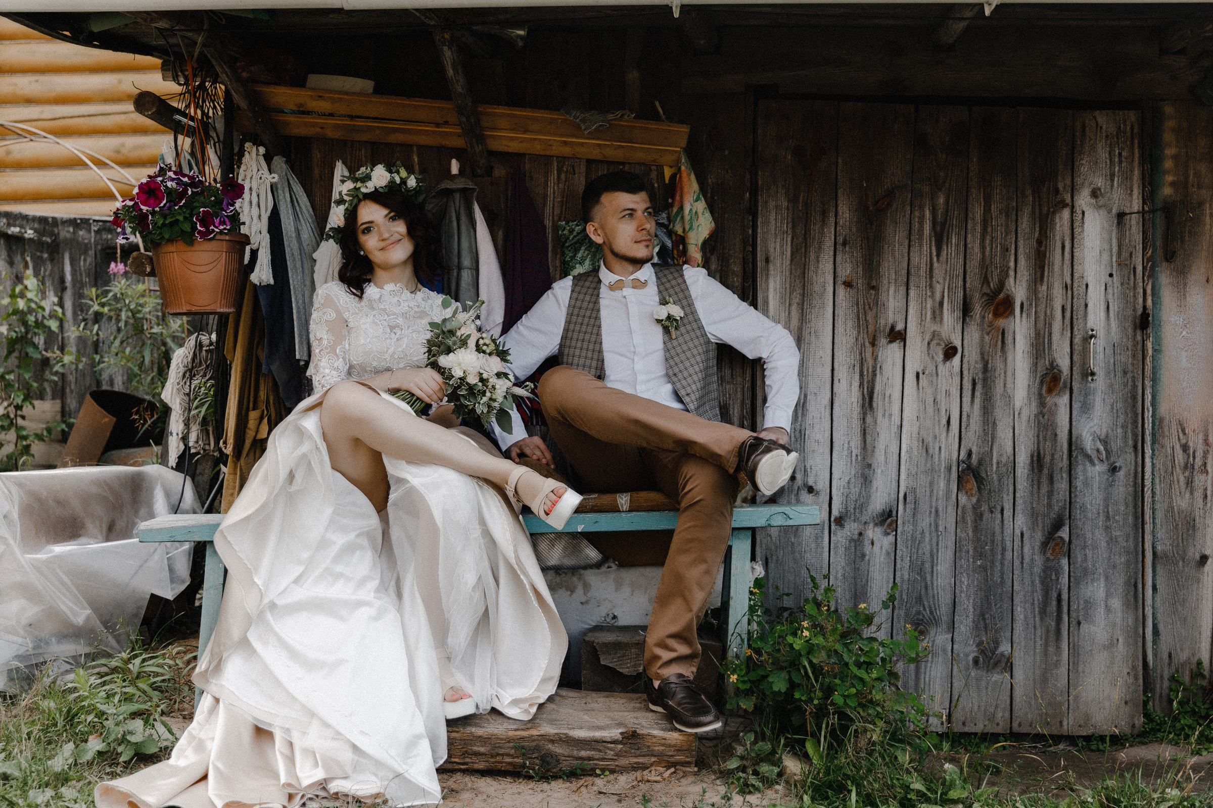 A real country wedding. Свадебный фотограф Аня Милграм