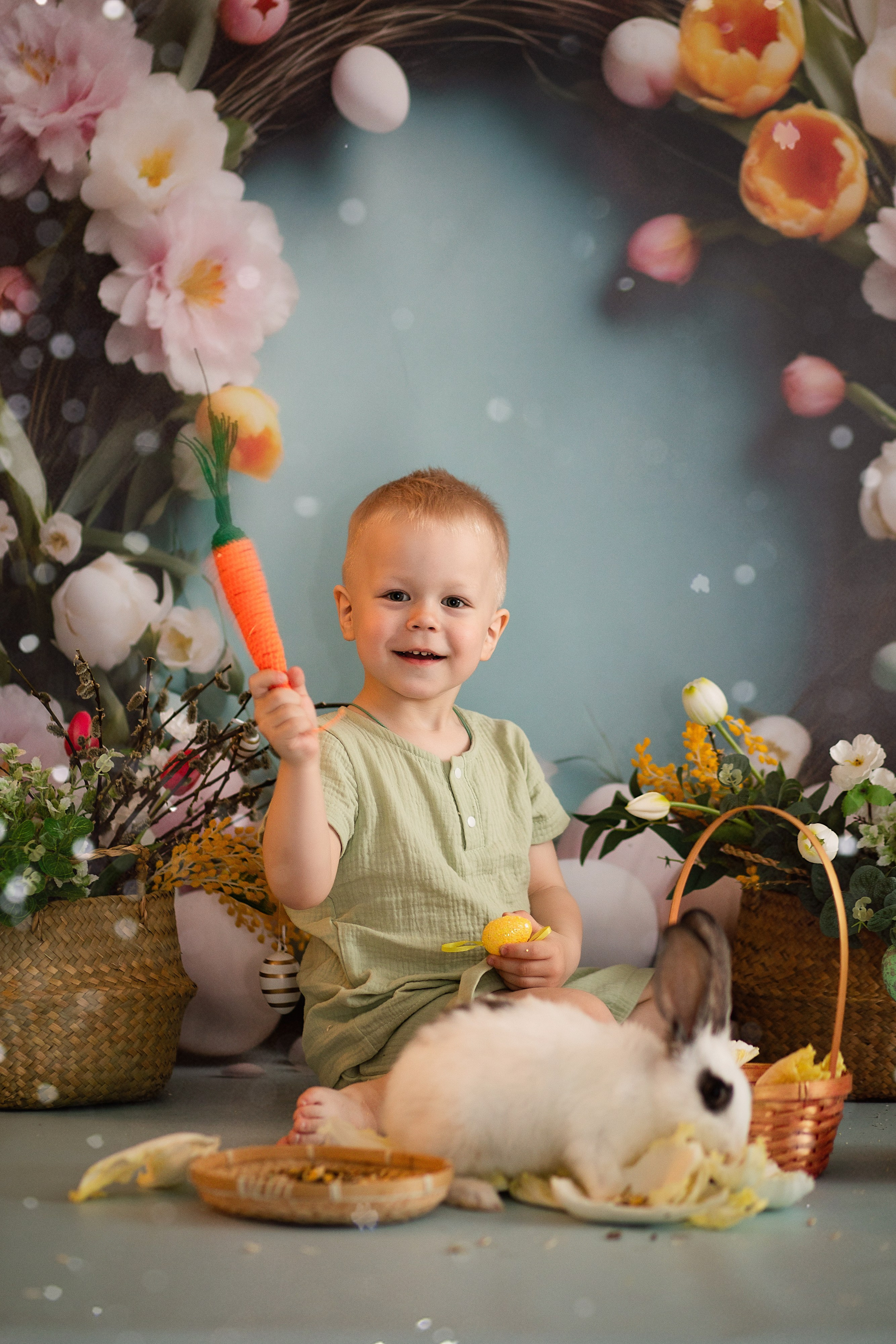 Фотопроект Пасхальный с кроликами. ФОТОГРАФ НА ГОДИК, БЕРЕМЕННОСТИ, НОВОРОЖДЕННЫХ, КРЕЩЕНИЯ МОСКВА