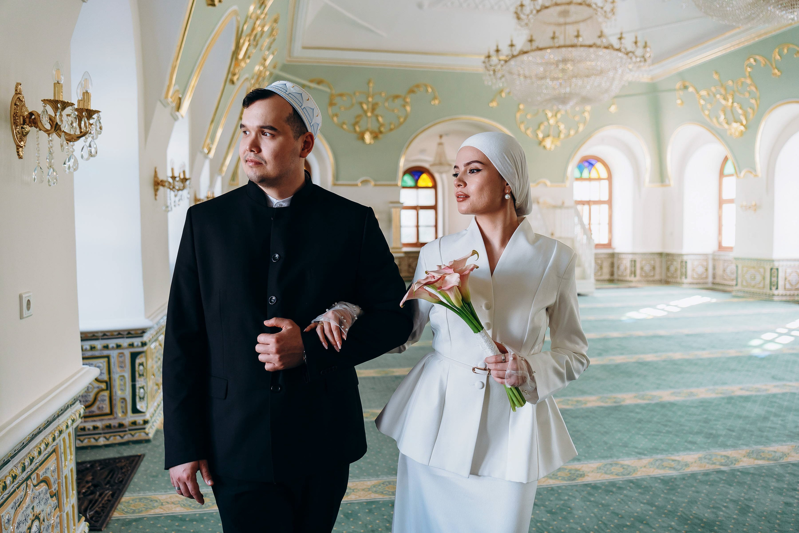 Руслан и Эльмира. Мечеть Марджани. Свадебный фотограф Казань|Москва Ranas4you