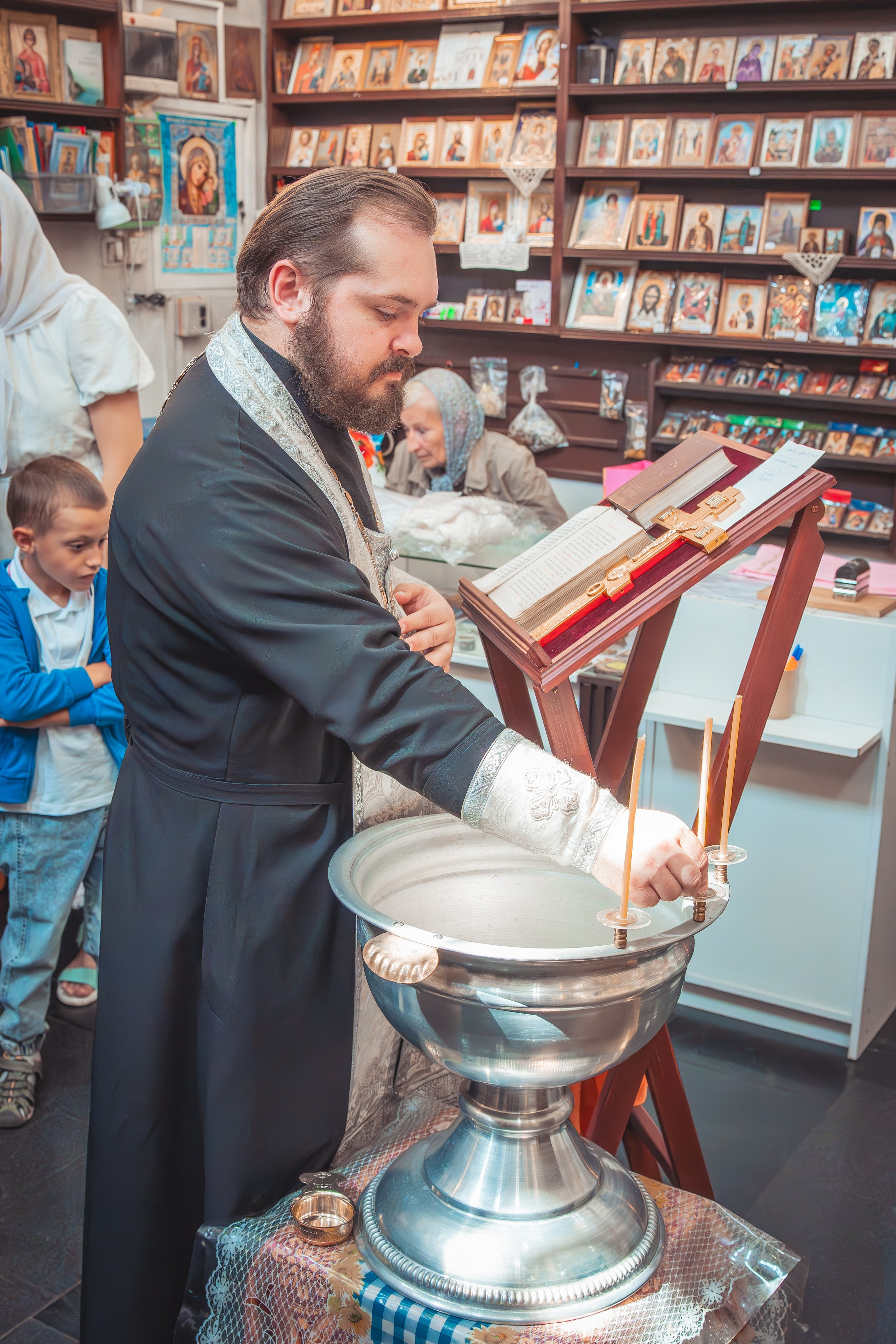 Крещение Анастасии в храме Михаила Тверского. Фотограф Евгений Егоров