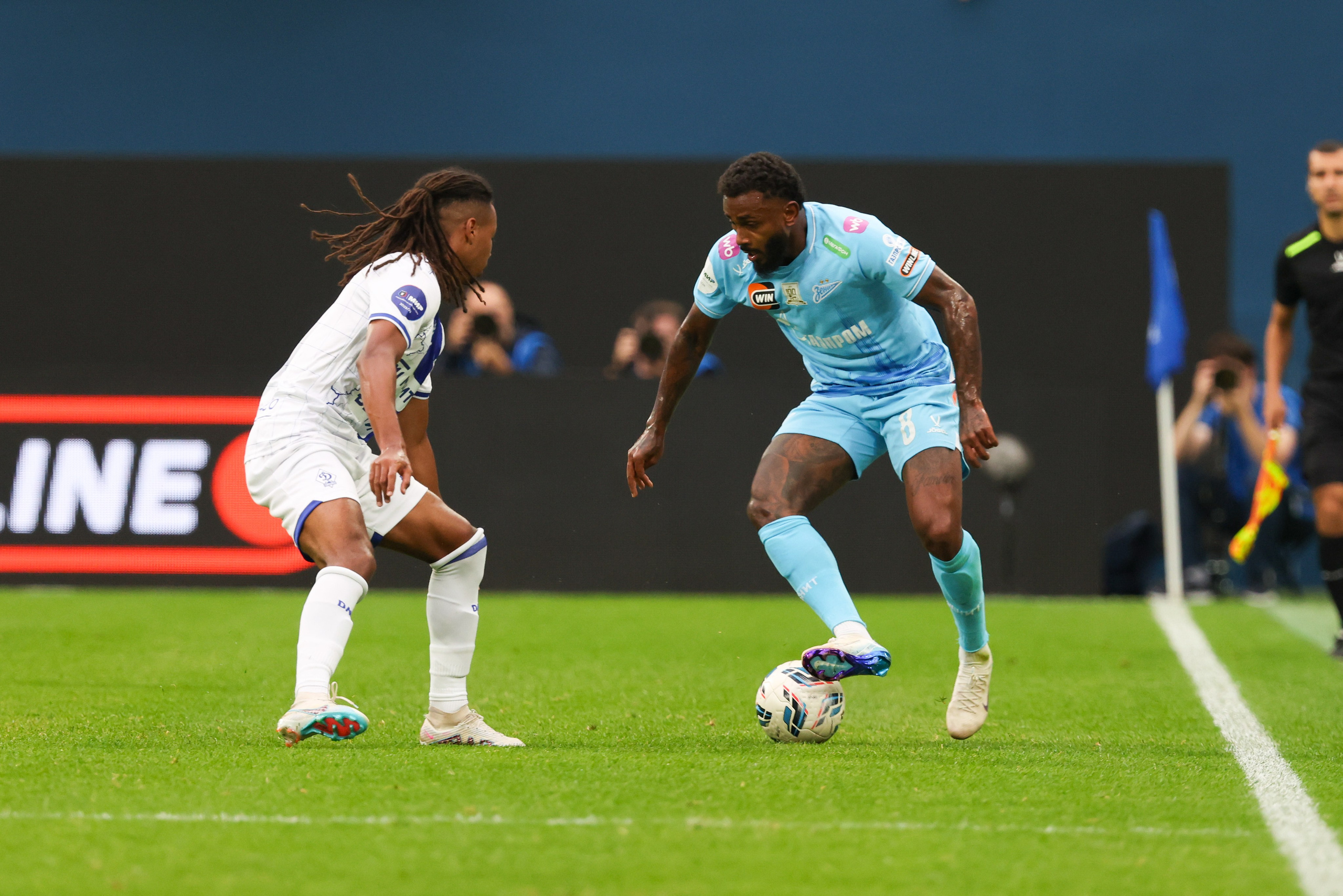 ФК «Зенит» — ФК «Динамо» Махачкала 23.08.2025. Спортивный и репортажный фотограф Антон Тереханов