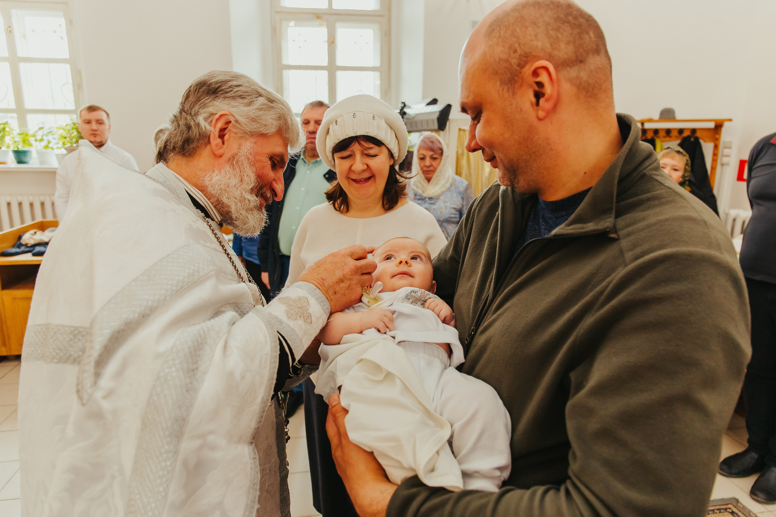 Фотосъемка крещения ребенка. Фотограф новорожденных и детский в Сергиевом Посаде Кругликова Юлия