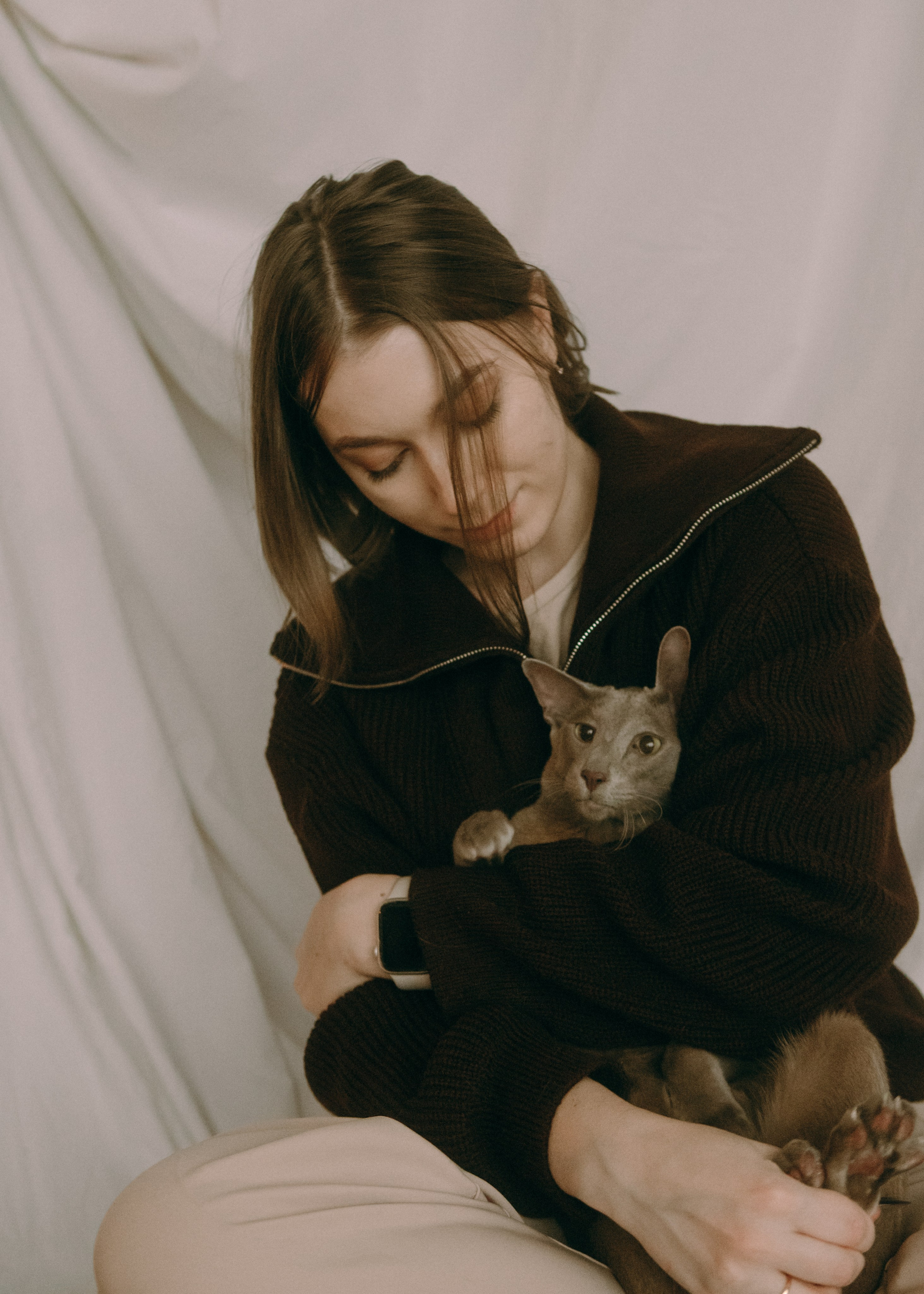 Амина, Булат и Орион. Фотограф-анималист Ксения Воробьева, Москва