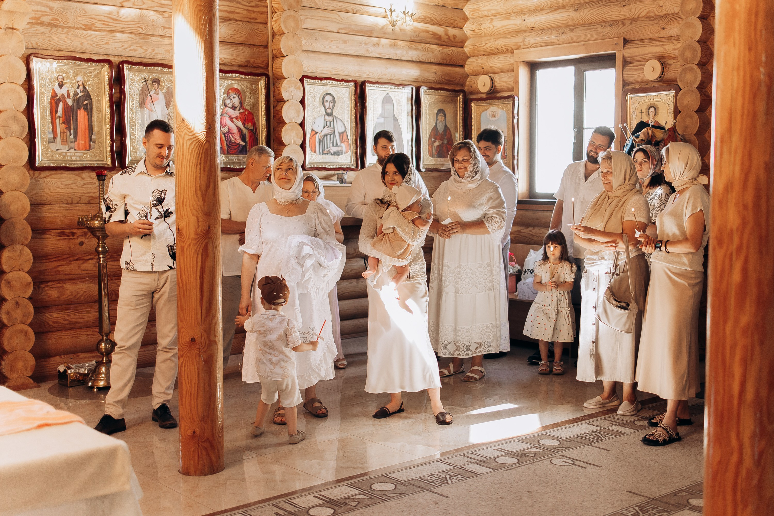 Таинство Крещения Татии. Семейный фотограф в Краснодаре Храмова Анна