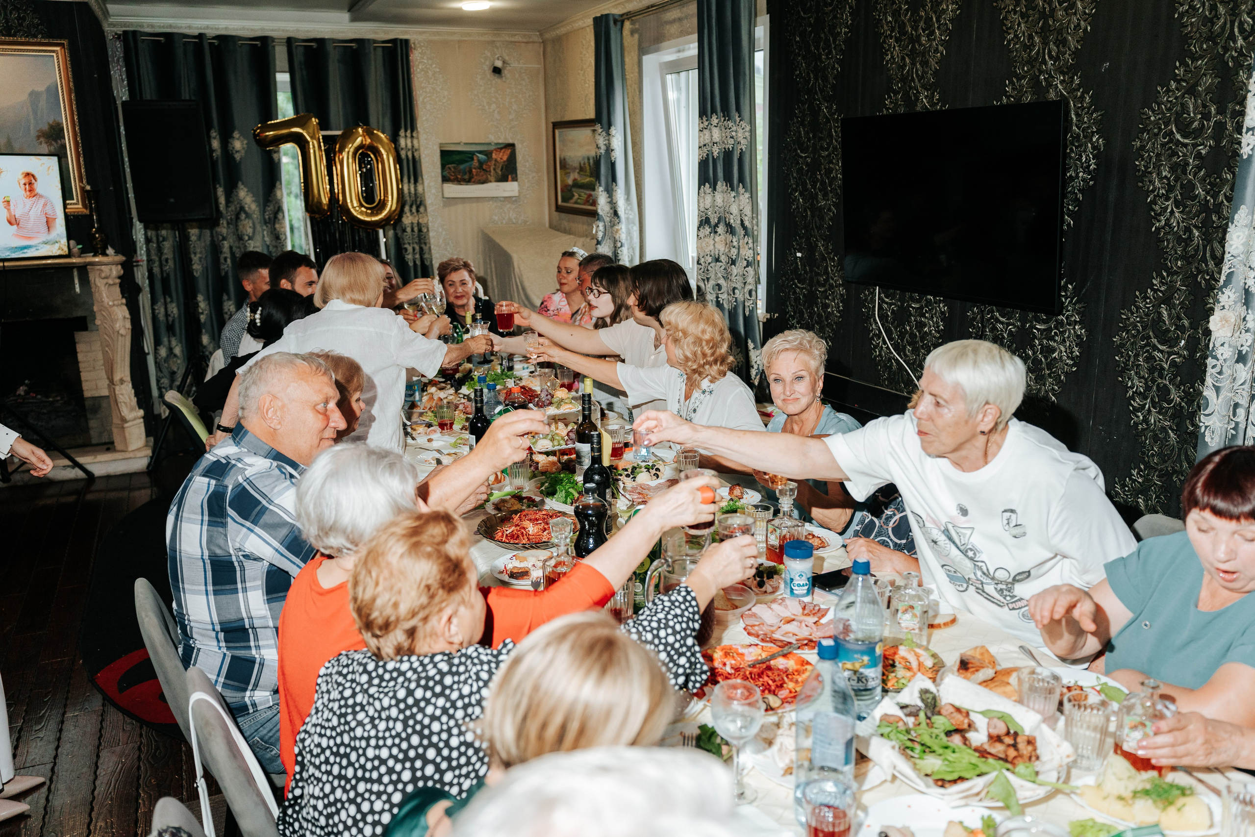 Юбилей 70 лет. Репортажный фотограф Красноярск