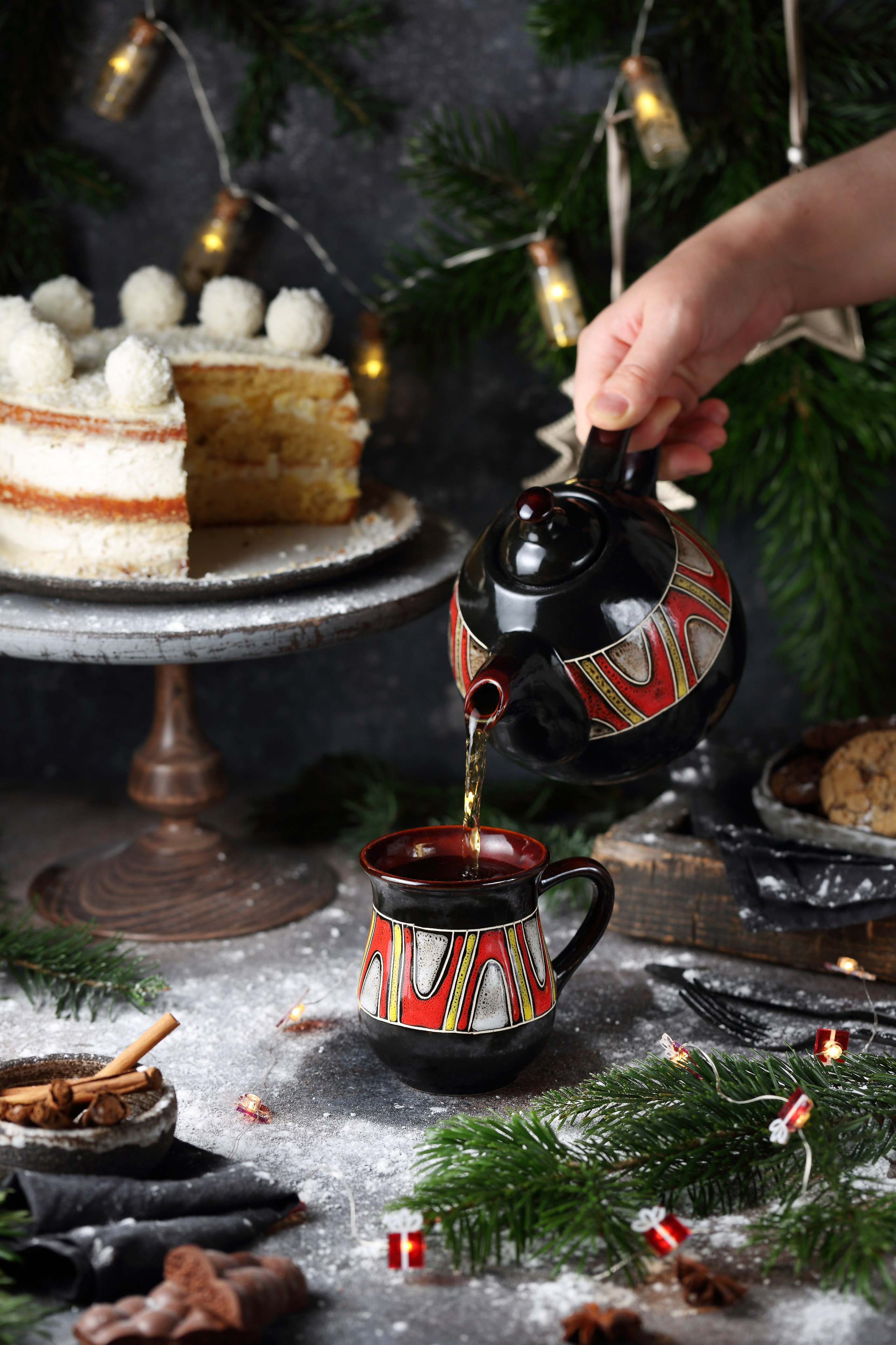 Посуда для чая и кофе. Фуд-фотограф Оксана Голева