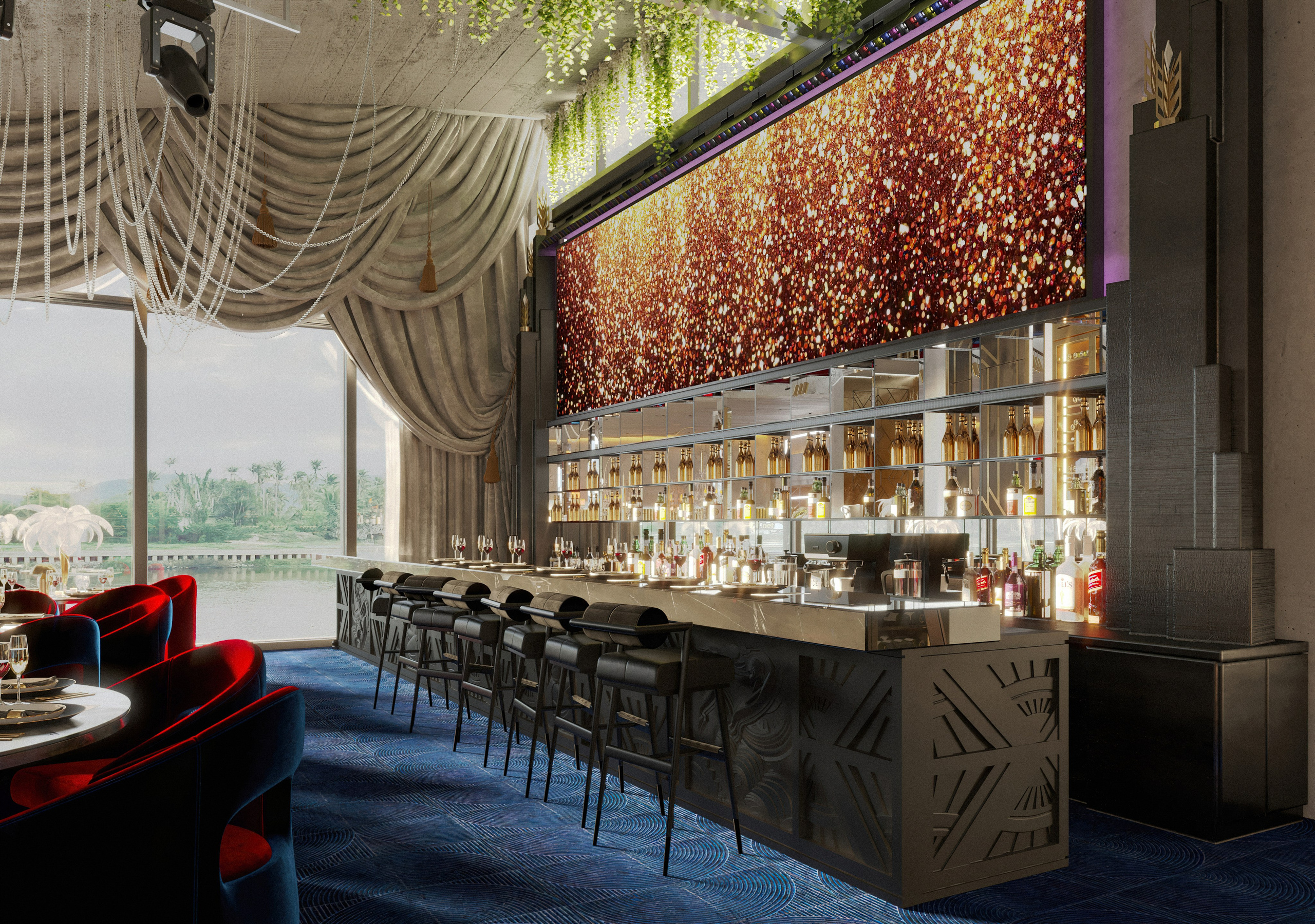 Ресторан CLC. Юлия Григорьева — 3D визуализатор