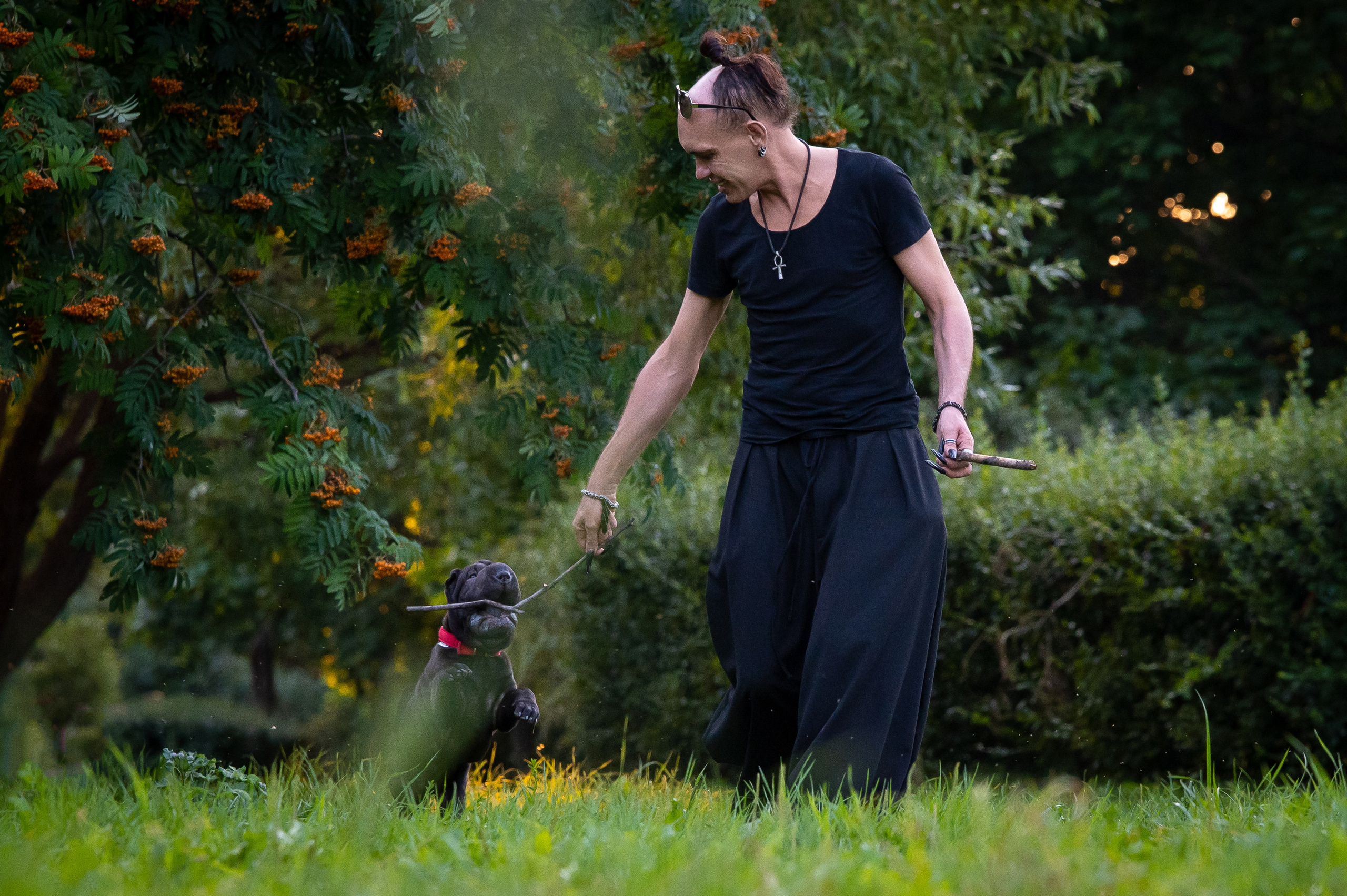 Питомцы с хозяином. Фотограф-анималист в Санкт-Петербурге Анастасия Иванова