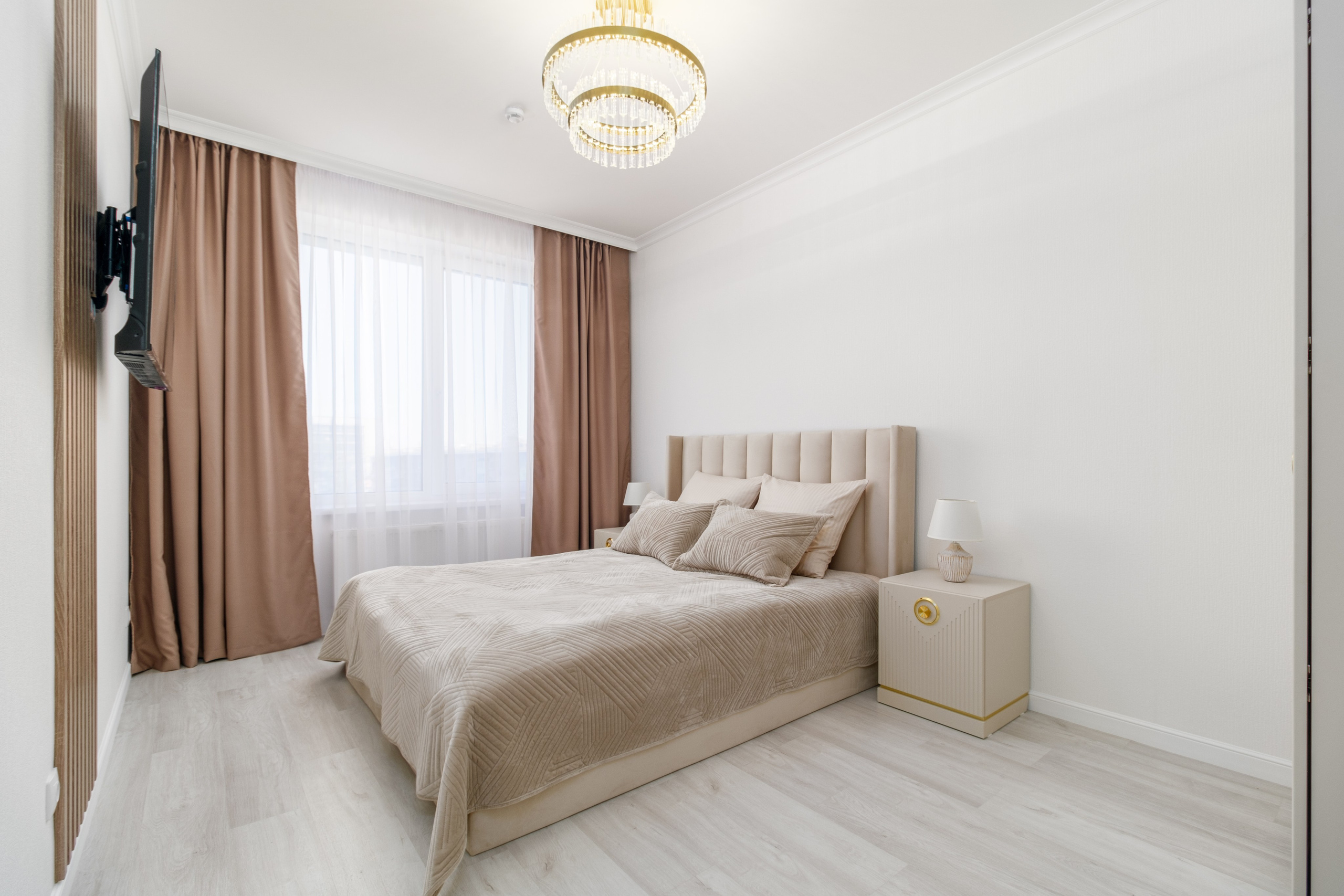 Интерьерная фотосессия двухкомнатной квартиры для продажи.