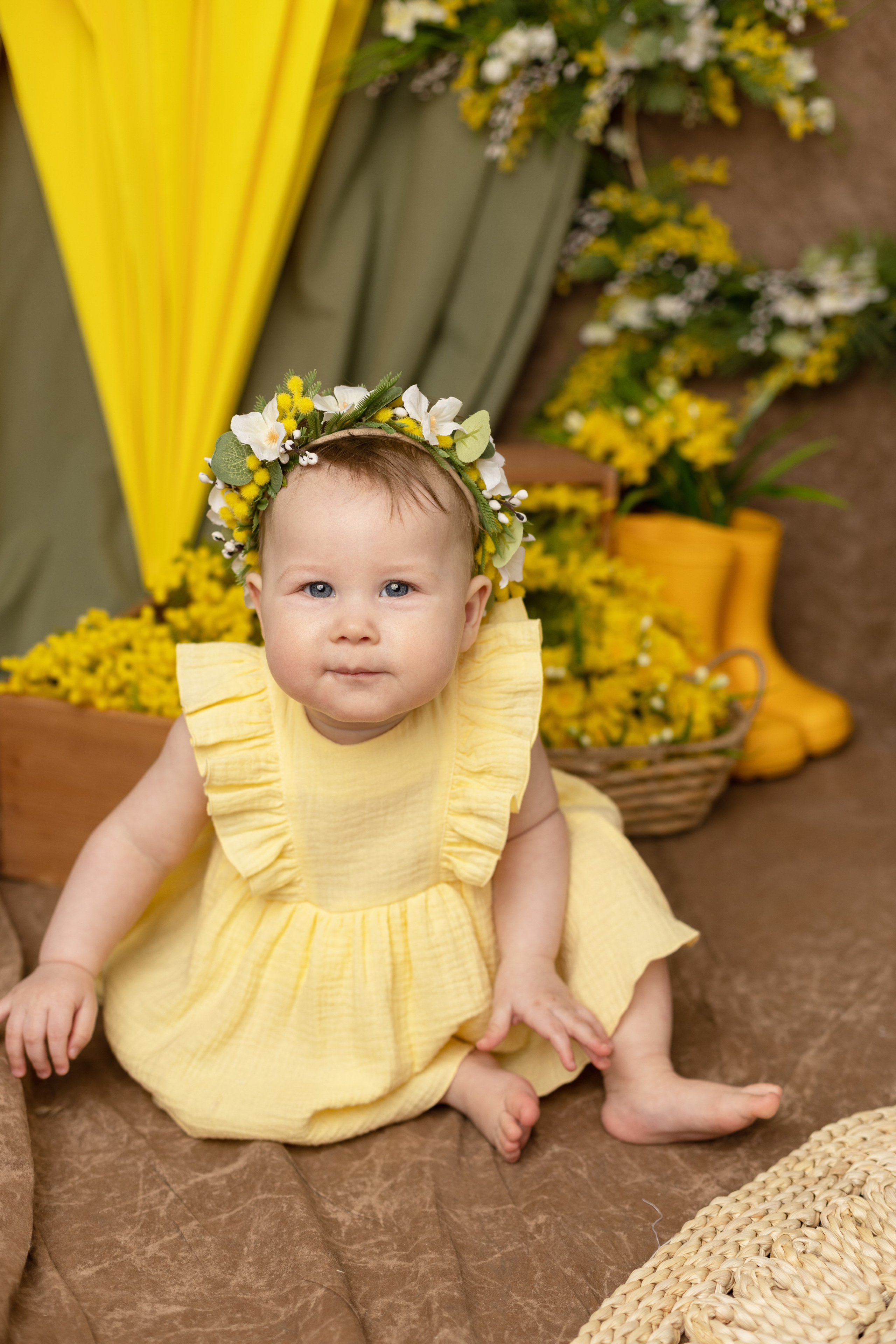 Весенний фотопроект для детей с рождения до года. Фотограф новорожденных, детский фотограф в г. Оренбурге Екатерина Козлова