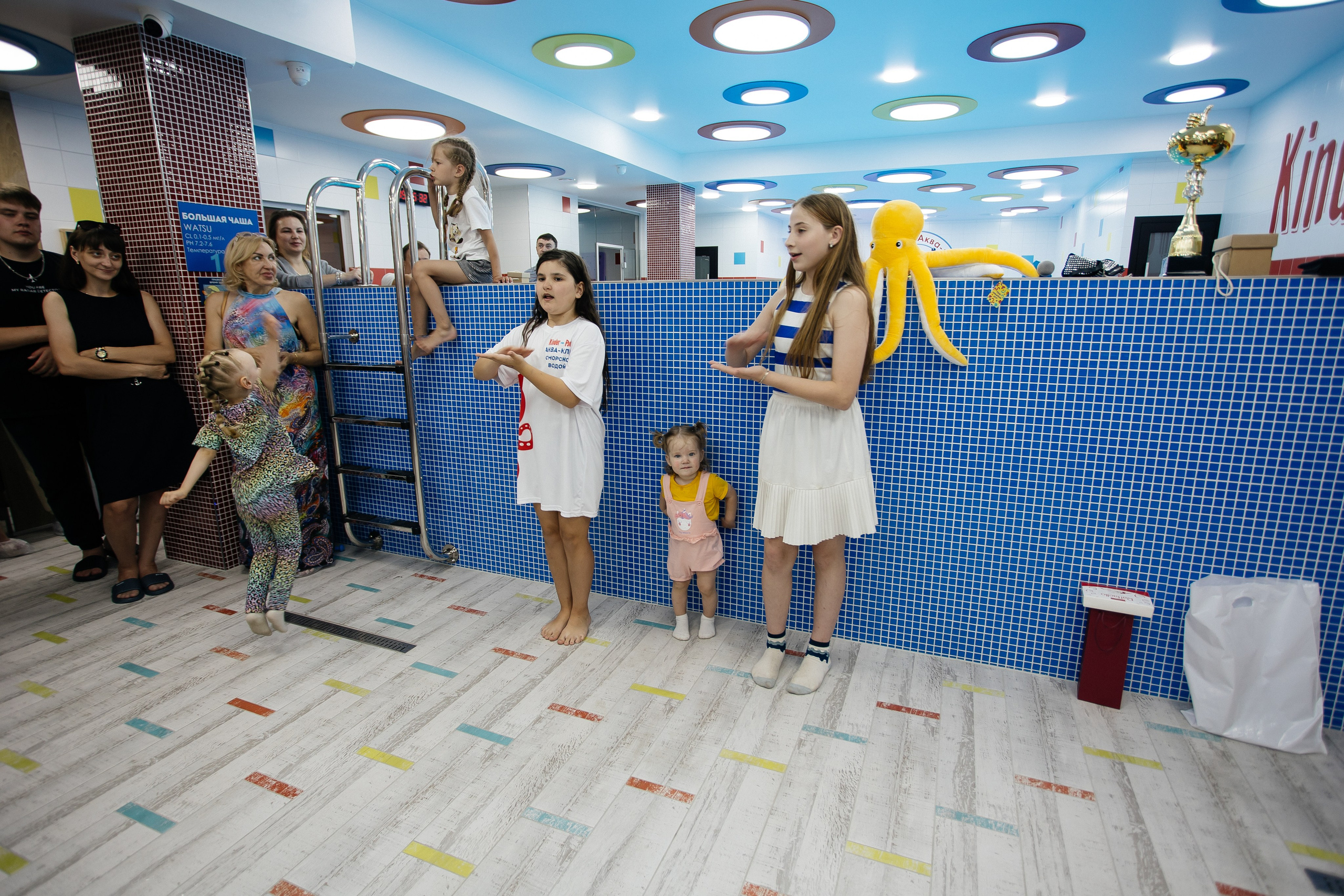 Открытие бассейна. Фотограф в Иркутске