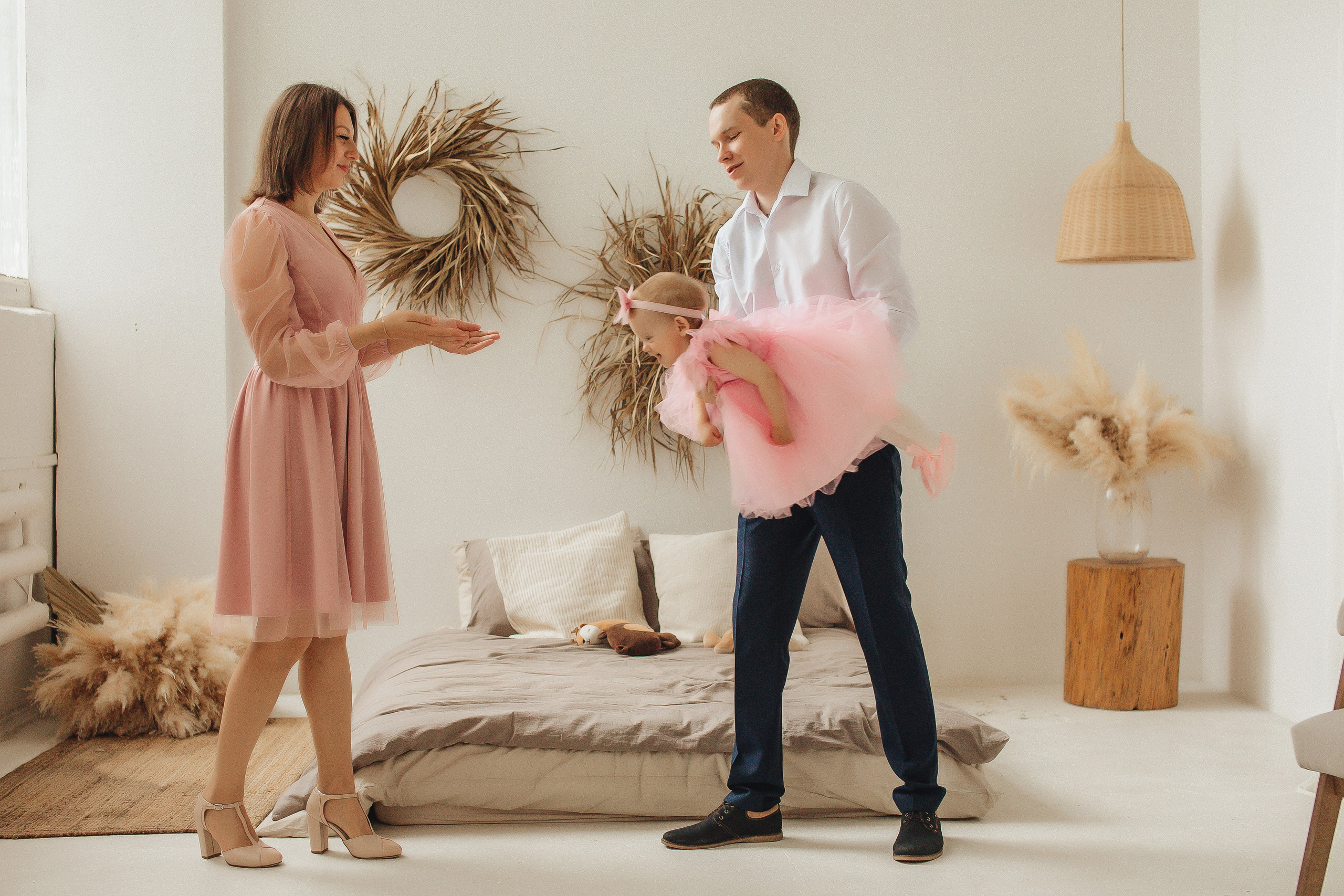 Алина + Коля + Алиса. Студия. Свадебный и семейный фотограф Пушкин Царское Село СПБ Питер Санкт-Петербург и Рязань Ольга Козлова