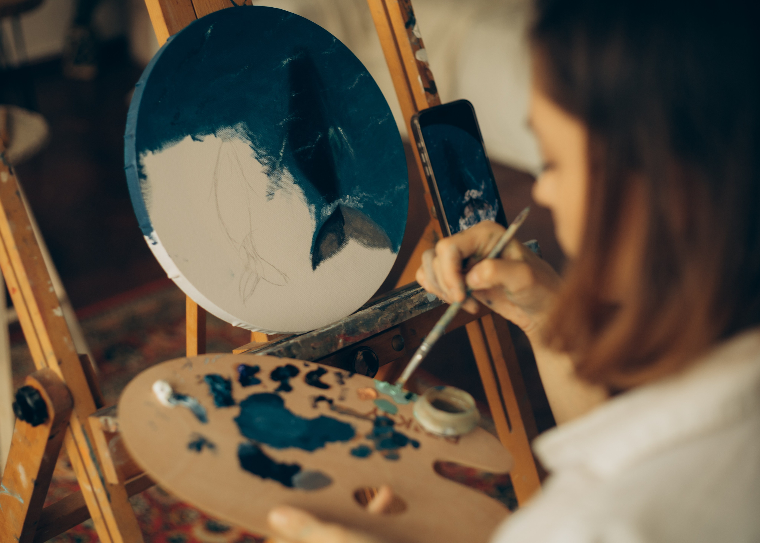 Мастерская художника. Женский фотограф Истра