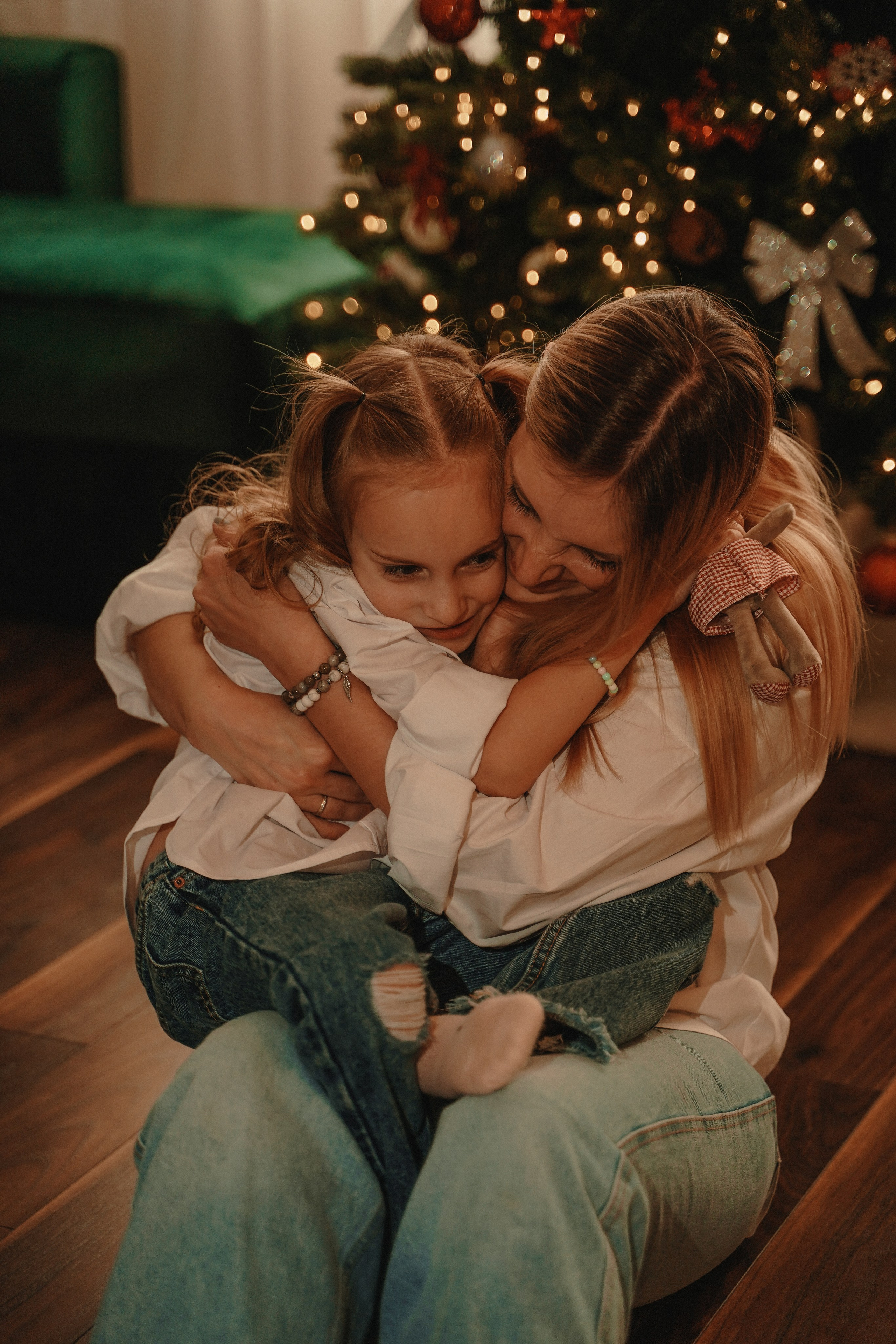 Домашняя Новогодняя фотосессия. Семейный и женский фотограф в Краснодаре Анастасия Приймак