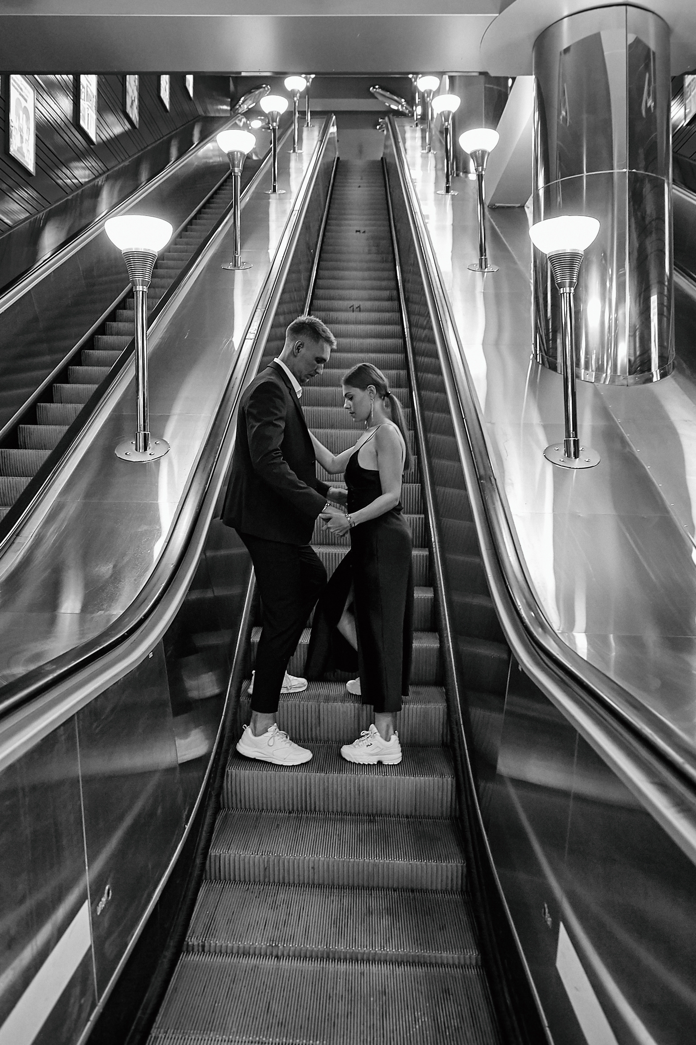 Love story в метро и на пляже СПб. Рекламный фотограф Санкт-Петербург Катерина Мишкель