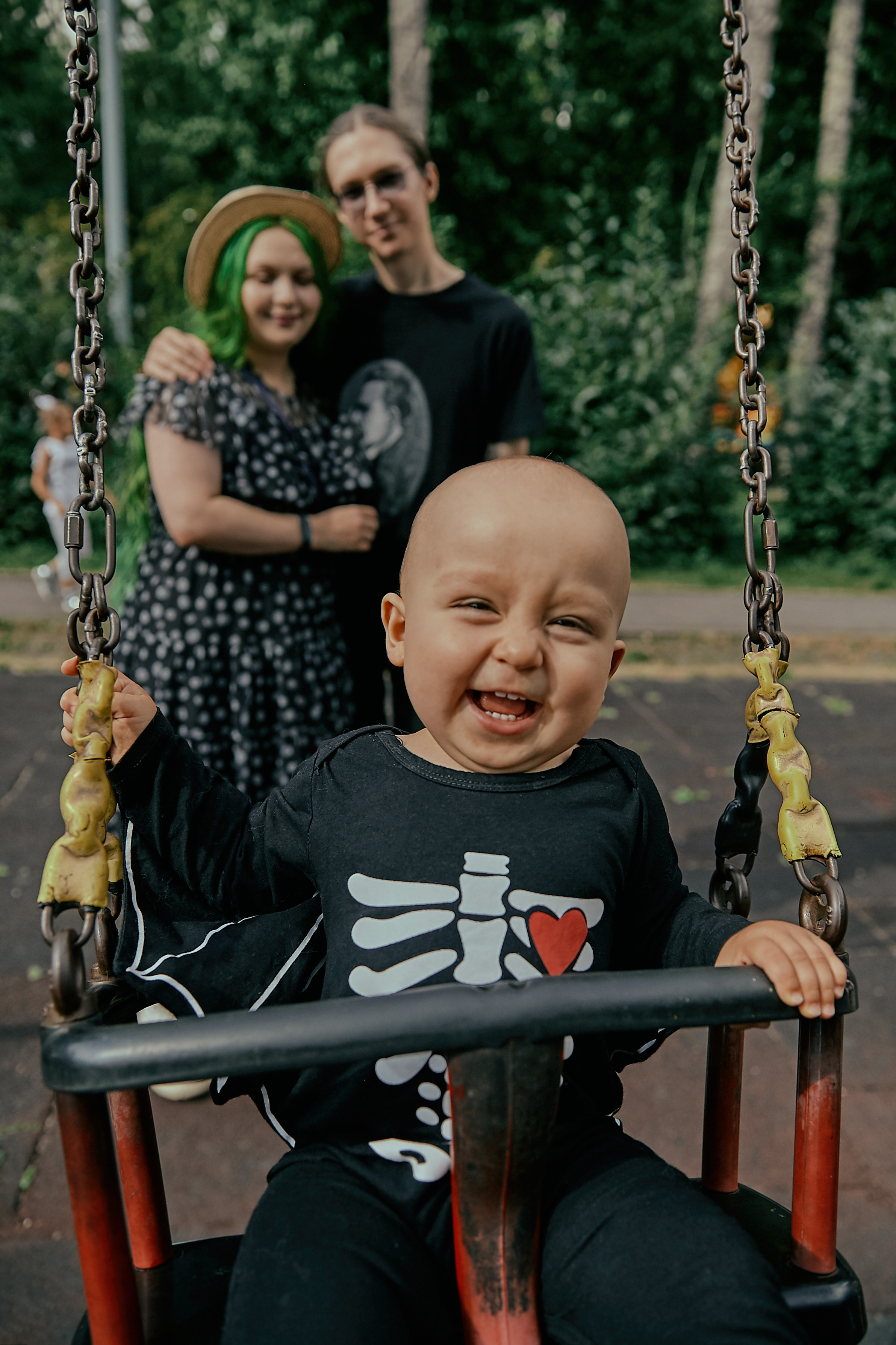 Летняя Семейная фотосессия в парке. Рекламный фотограф Санкт-Петербург Катерина Мишкель