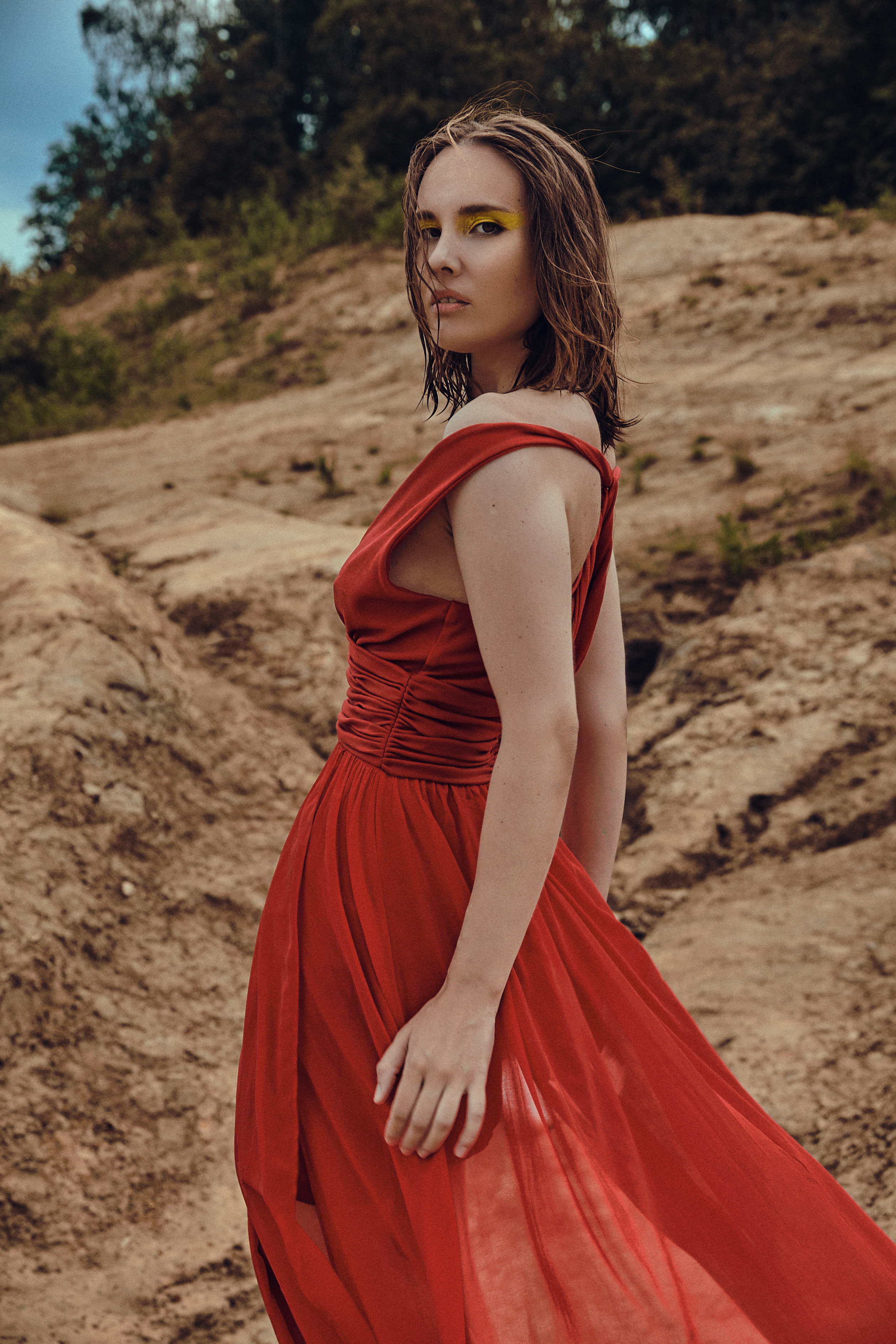 Fashion съемка в воде с лимонам. Рекламный фотограф Санкт-Петербург Катерина Мишкель