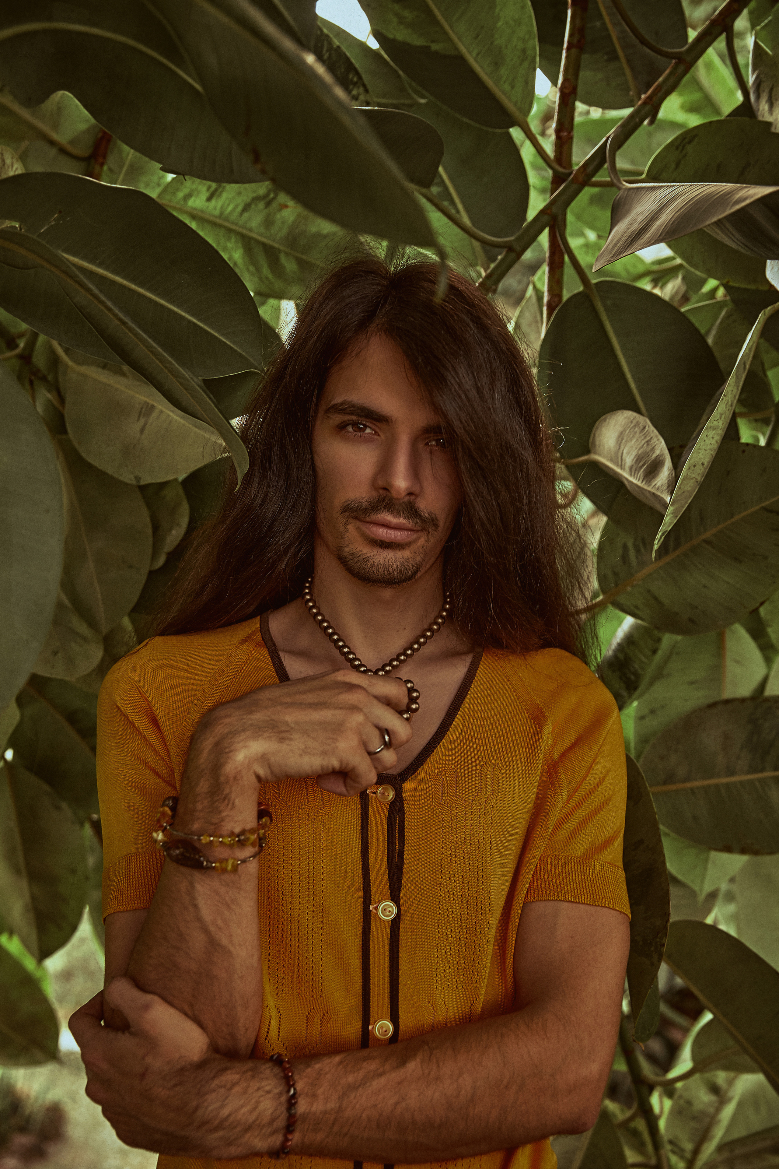 Съемка мужского портрета в оранжерее Таврического сада. Рекламный фотограф Санкт-Петербург Катерина Мишкель