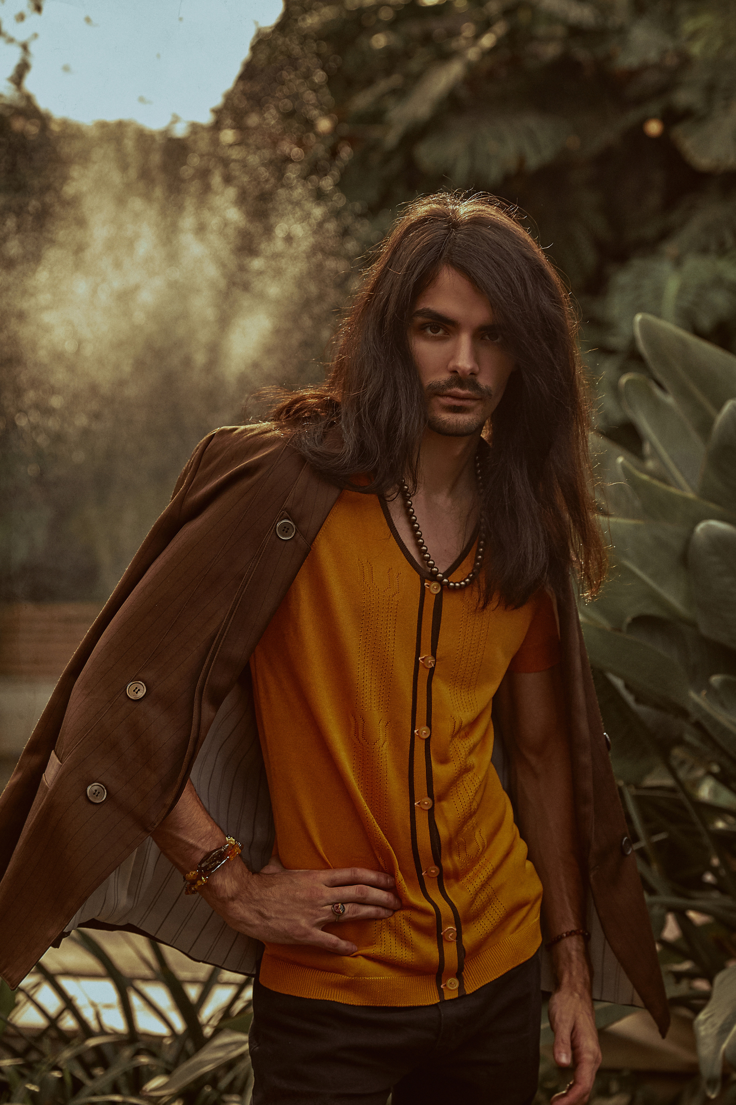 Съемка мужского портрета в оранжерее Таврического сада. Рекламный фотограф Санкт-Петербург Катерина Мишкель