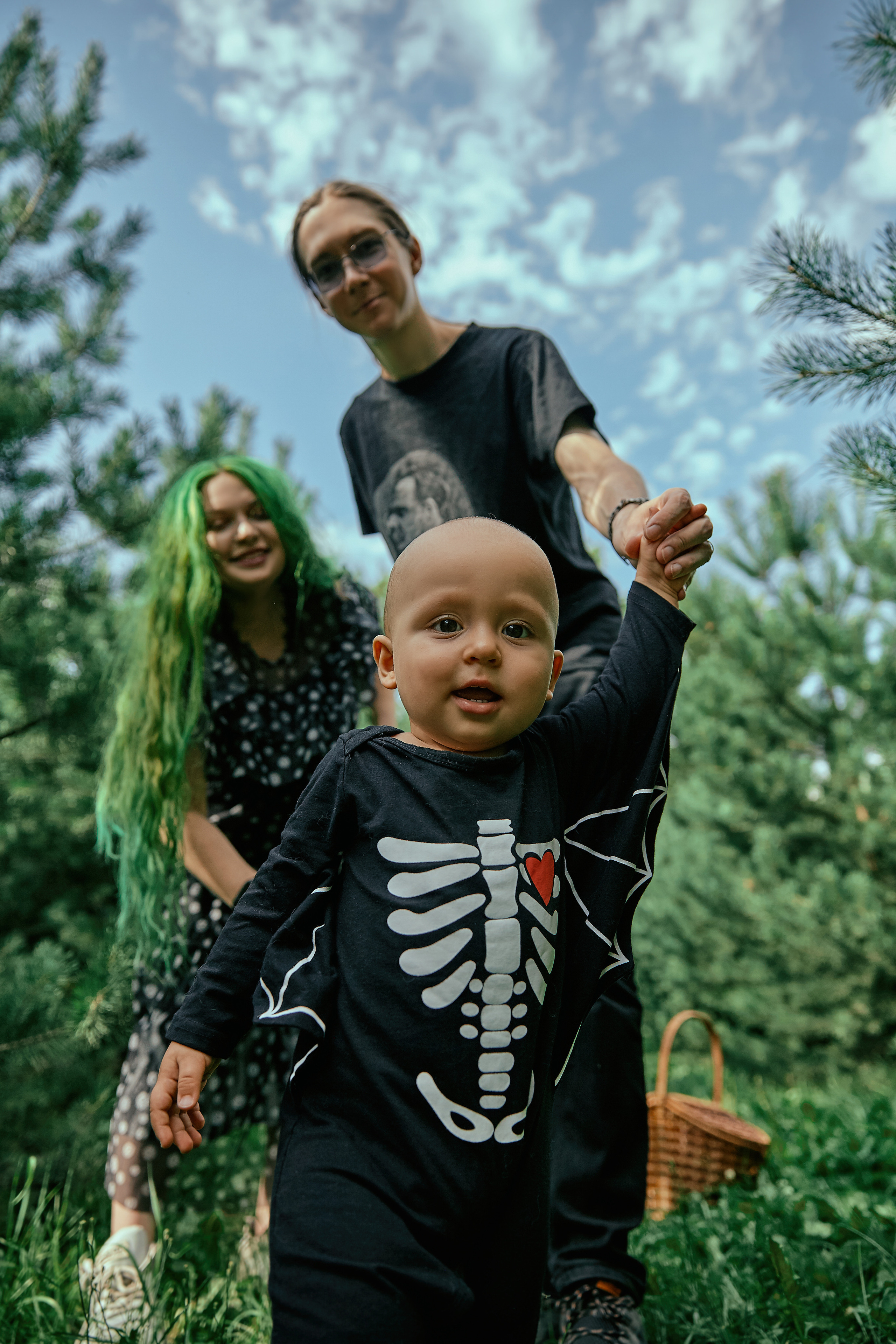 Летняя Семейная фотосессия в парке. Рекламный фотограф Санкт-Петербург Катерина Мишкель