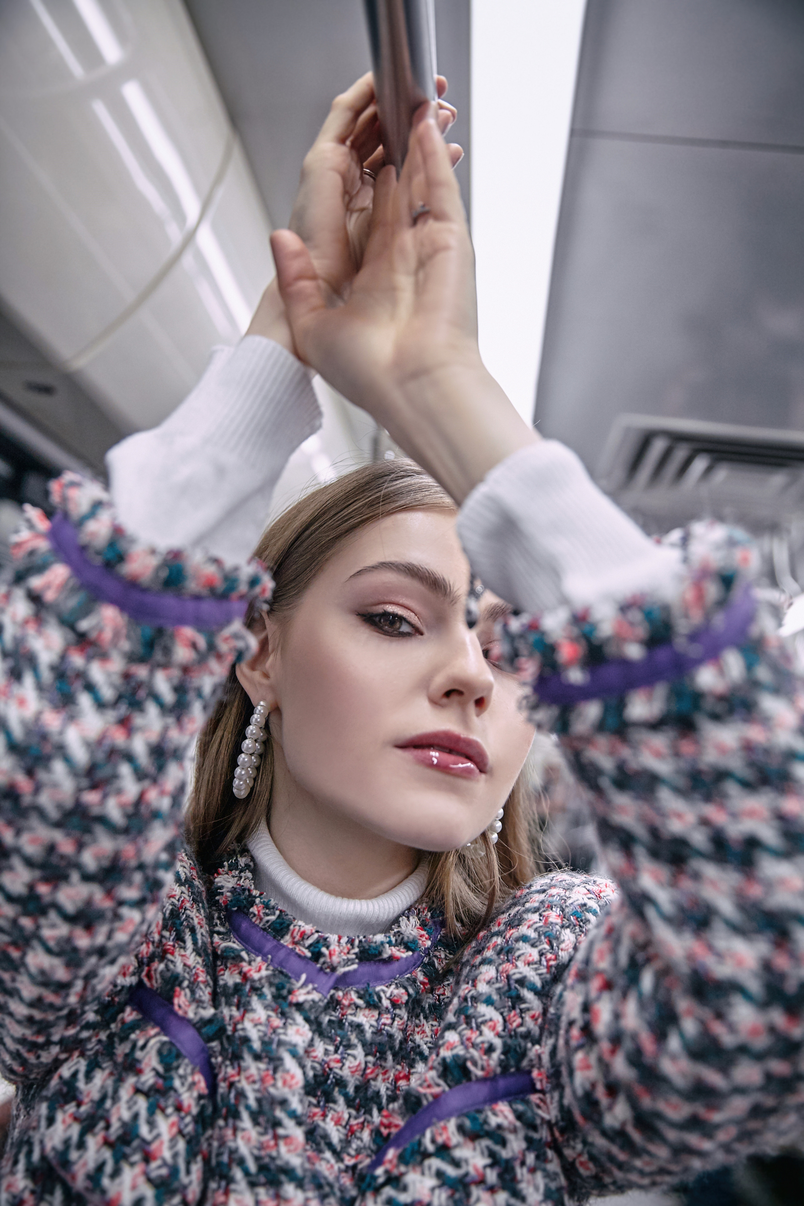 Фотосессия в метро СПб. Рекламный фотограф Санкт-Петербург Катерина Мишкель