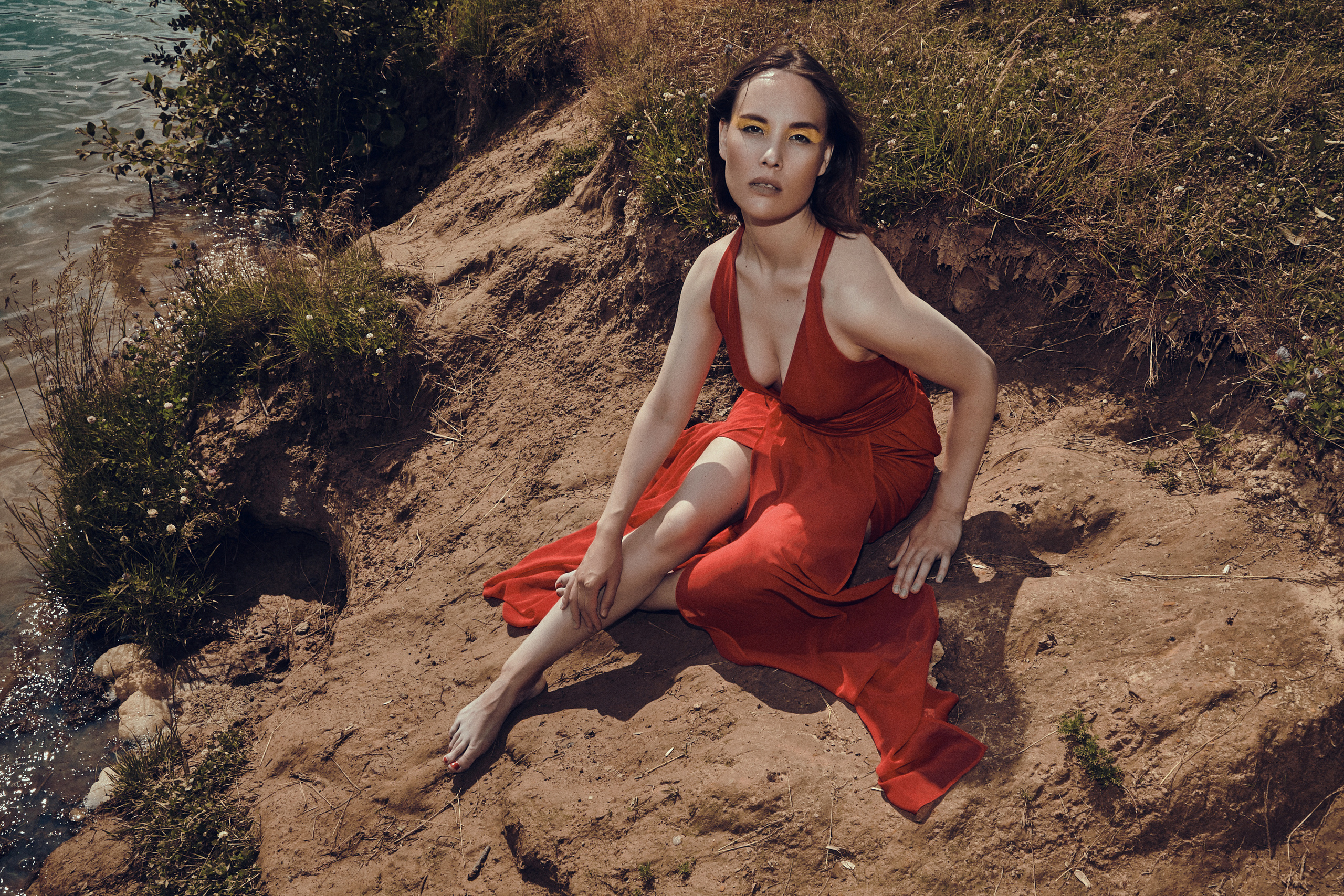 Fashion съемка в воде с лимонам. Рекламный фотограф Санкт-Петербург Катерина Мишкель