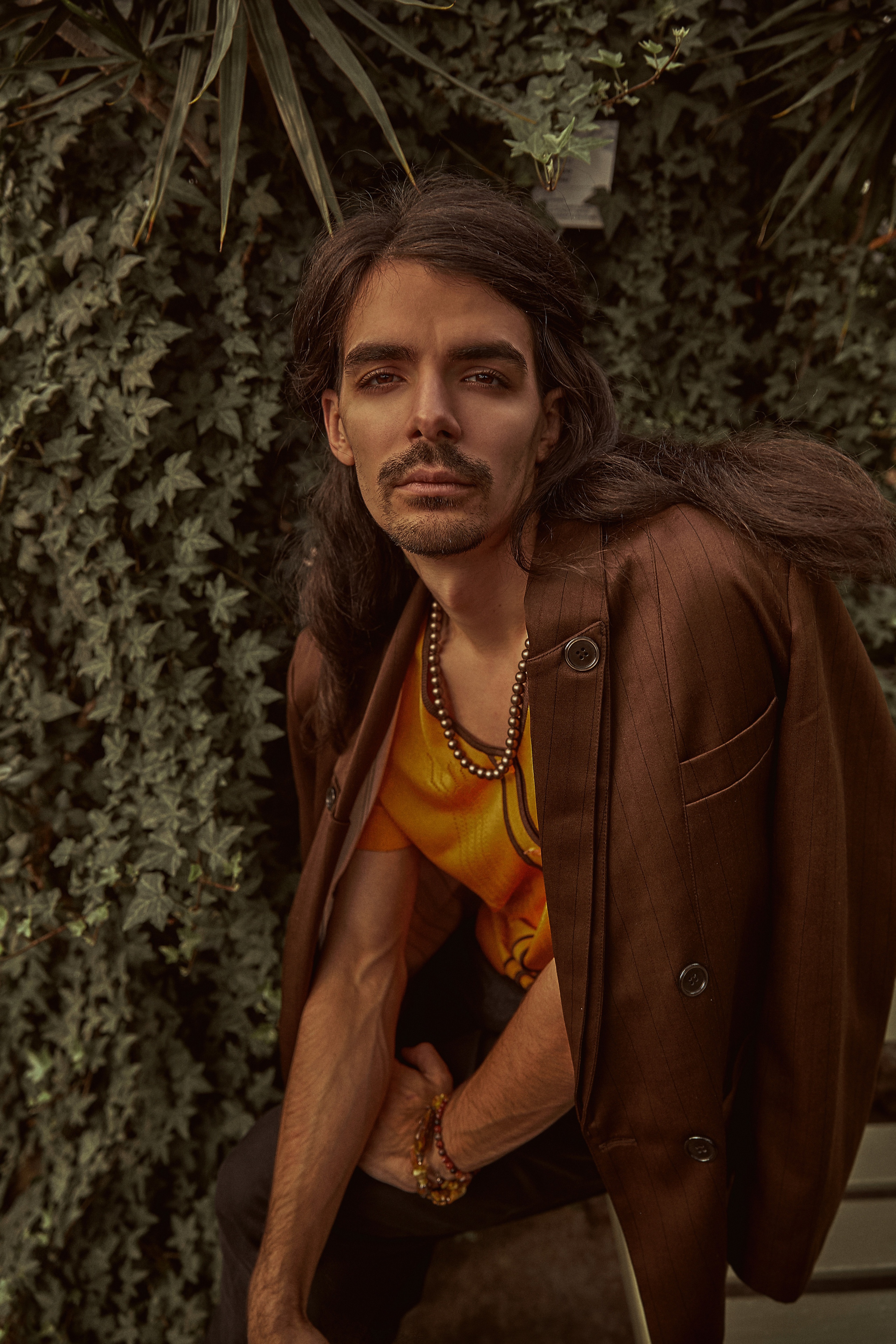 Съемка мужского портрета в оранжерее Таврического сада. Рекламный фотограф Санкт-Петербург Катерина Мишкель