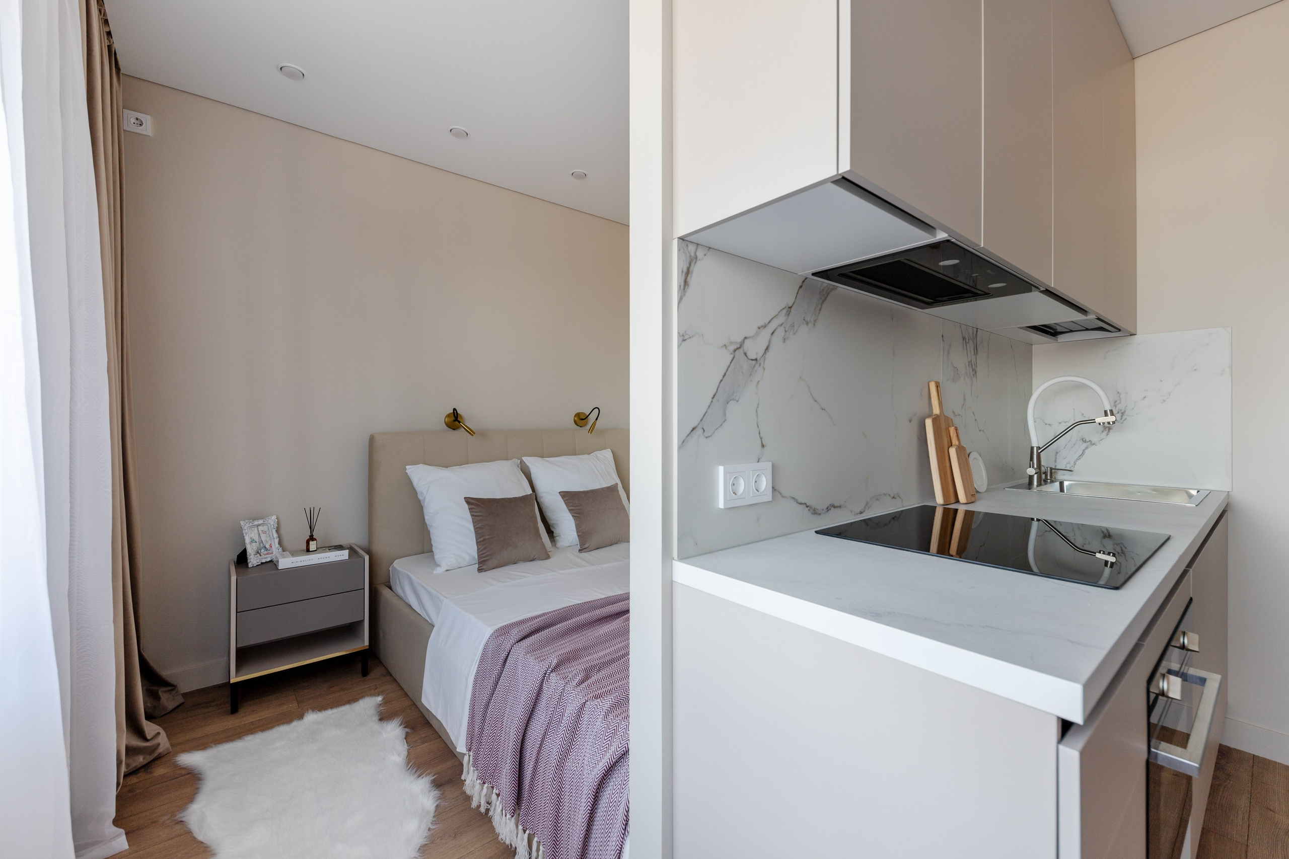 Интерьерная съемка квартиры в ЖК Квартал Che. Интерьерный фотограф в Санкт-Петербурге Екатерина Цыбулько