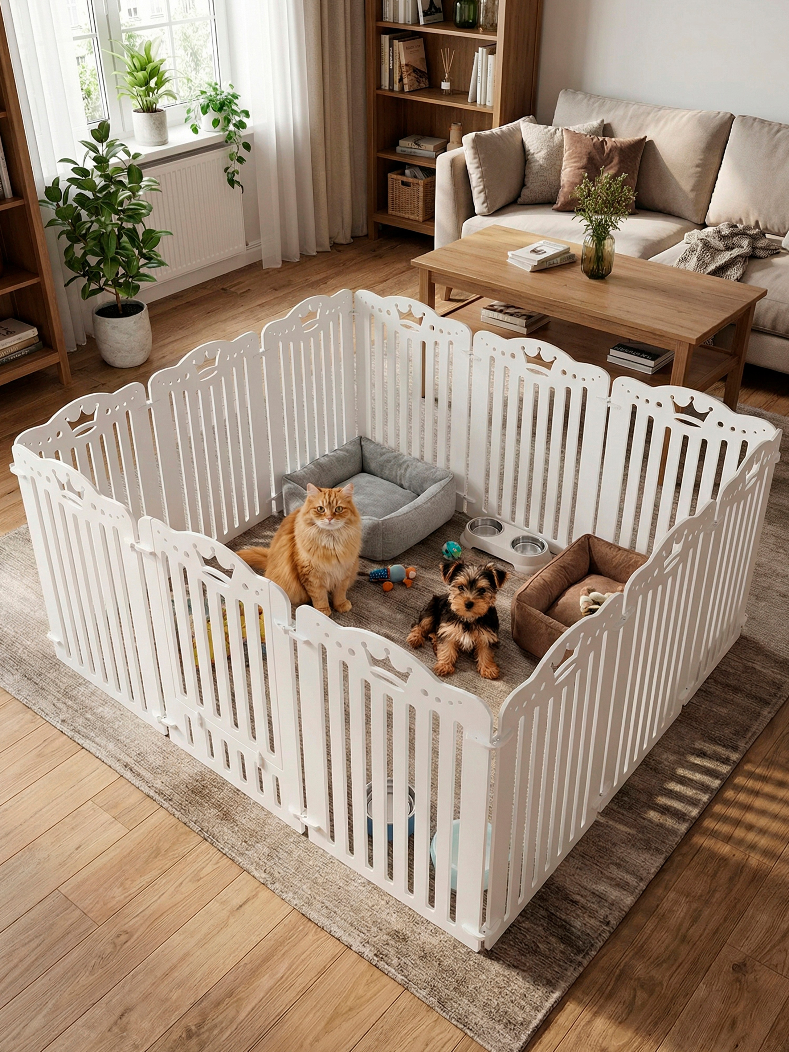 Вольер Белый (12 Секций). Murstyle