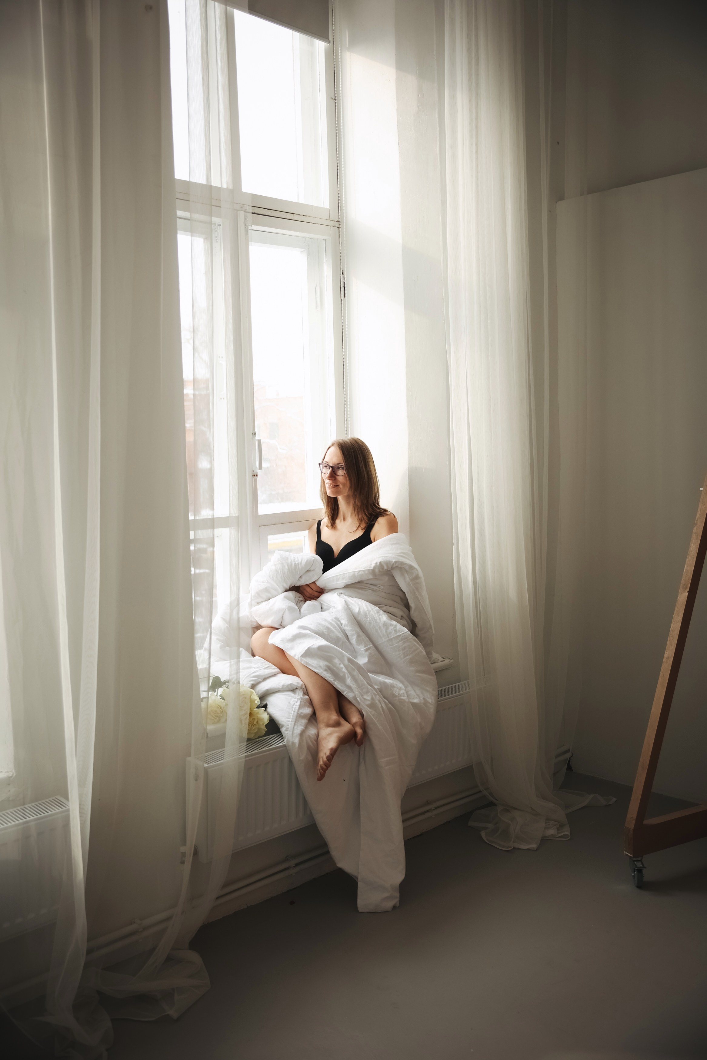 Индивидуальная фотосессия для девушки Женская фотосессия в студии. Фотограф Владимир Москва