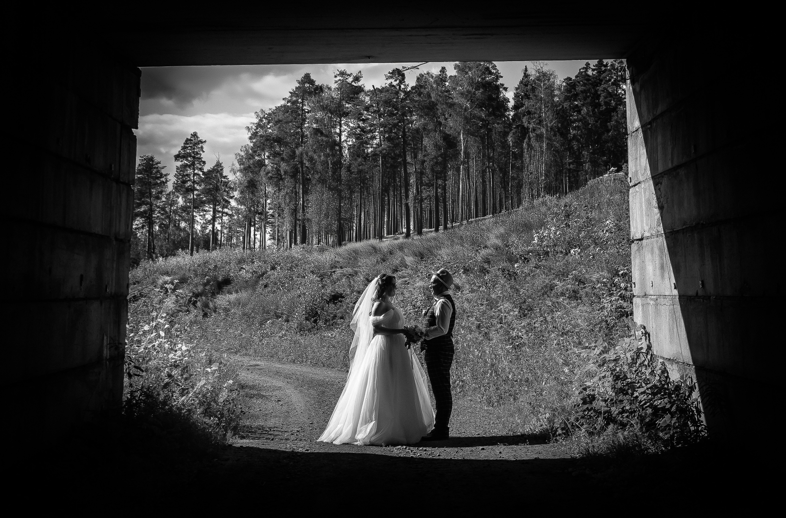 Свадебная фотосессия за городом. Фотограф Татьяна Орлова